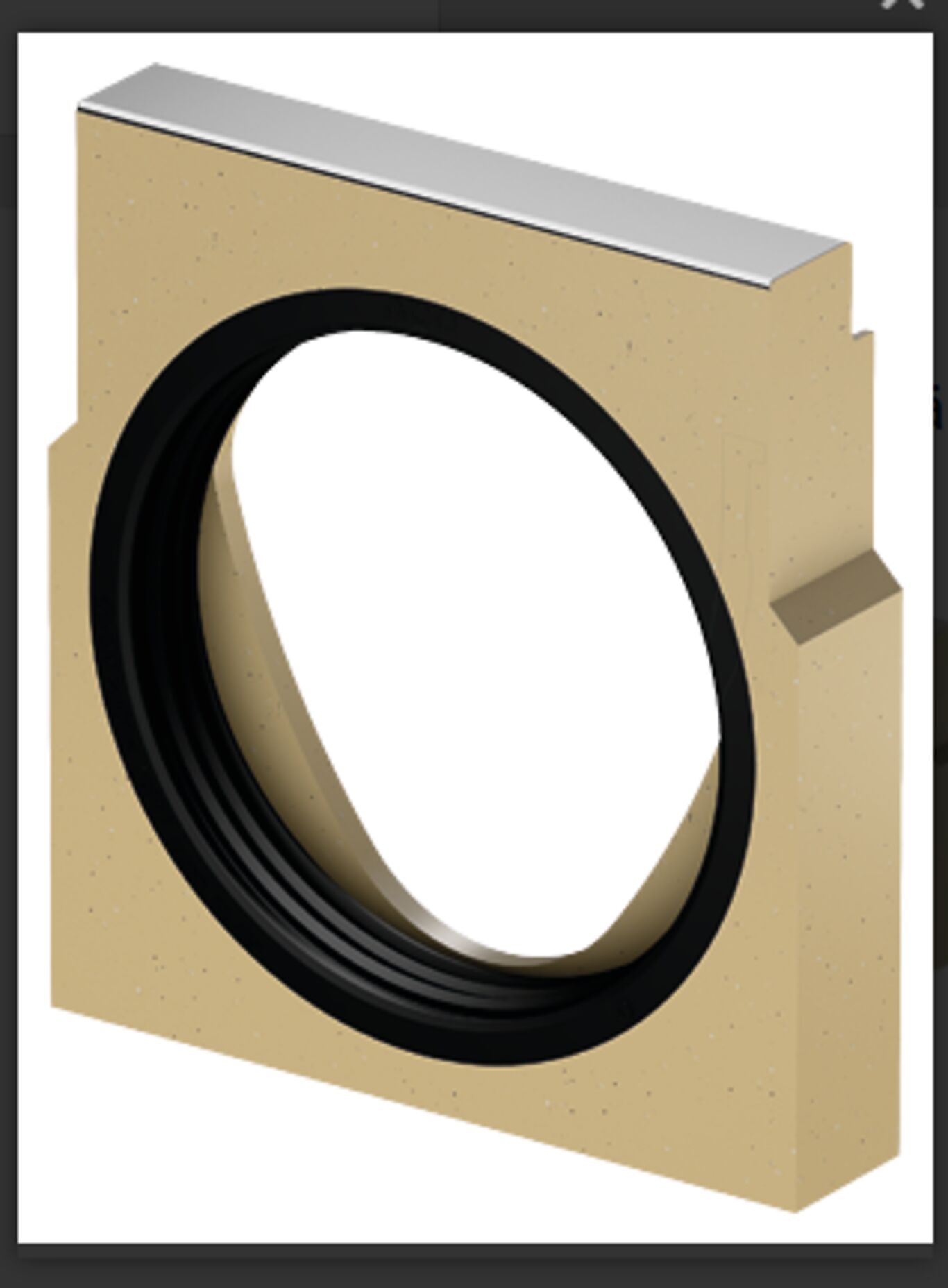 Aco ACO multiline seal in v200s t0.0 endevegg med utløp ø200 galv 1