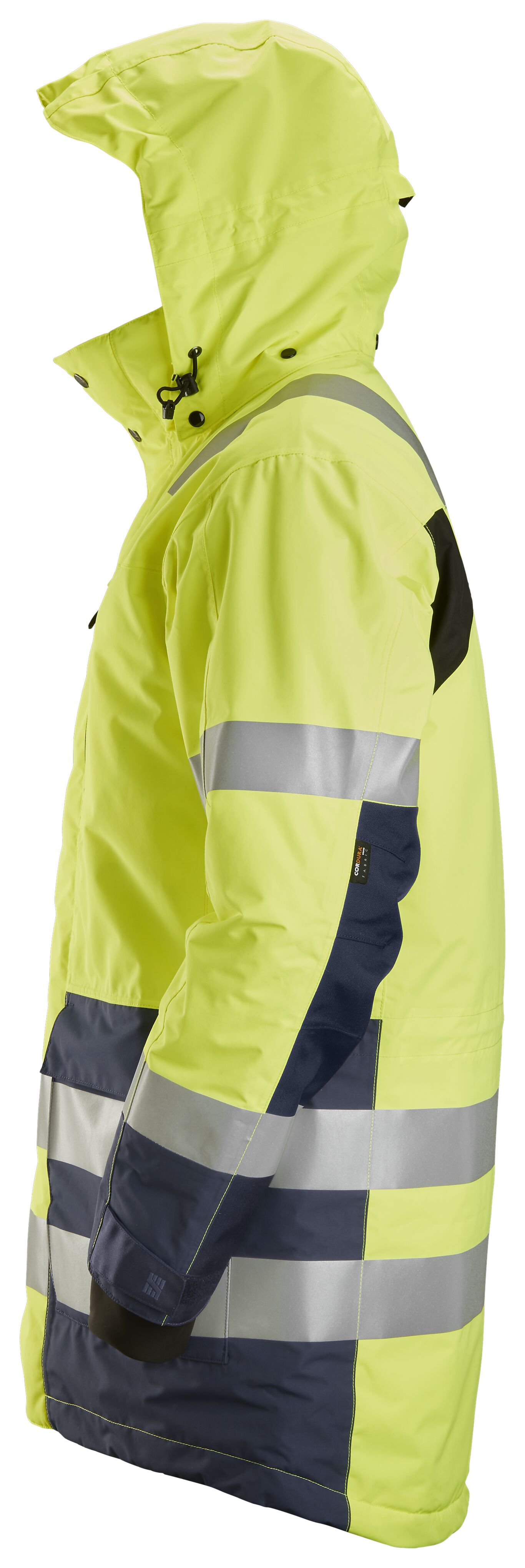 Snickers High-Vis vinterparkas gul 1830 kl 3