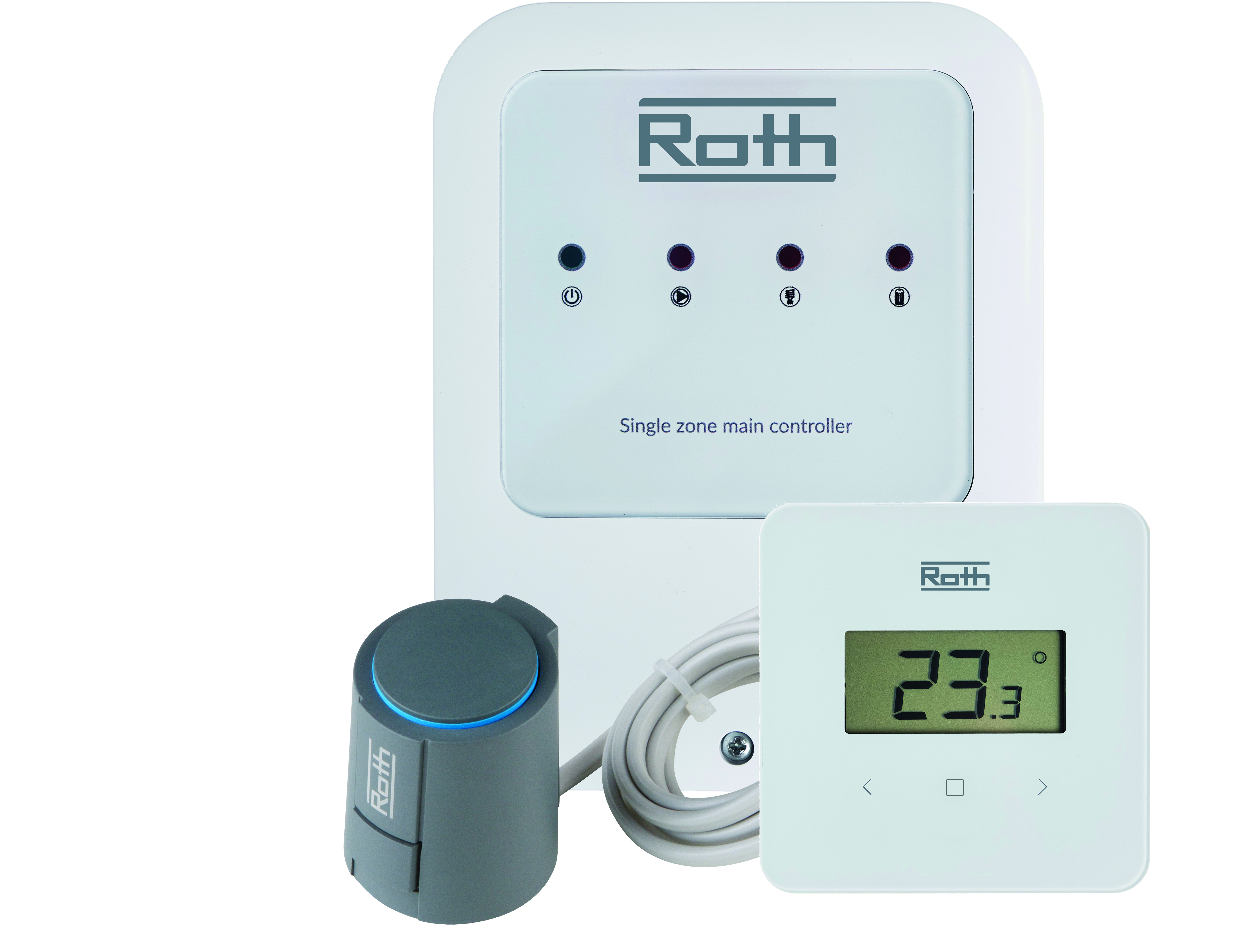 Roth trådløs regulering en kurs inkl reg motor digital termostat SL | Dahl.no