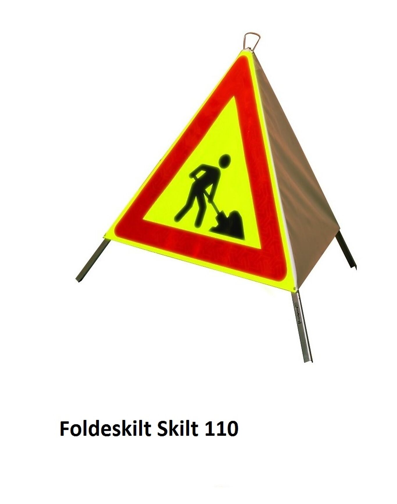 Foldeskilt 110 "Vegarbeid" FGG