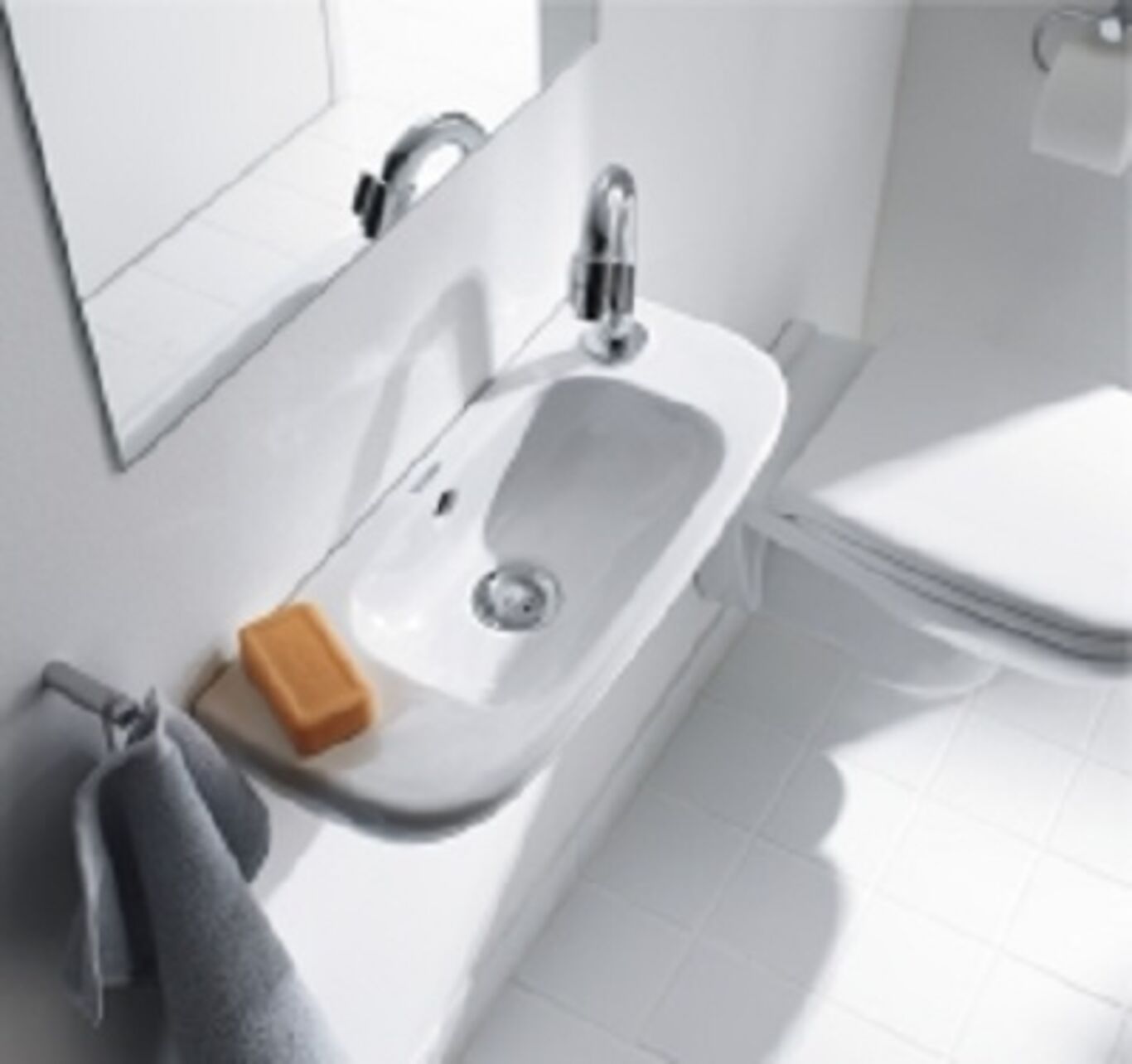 Duravit Duravit D-Code servant 50 cm  kranhull høyre 1