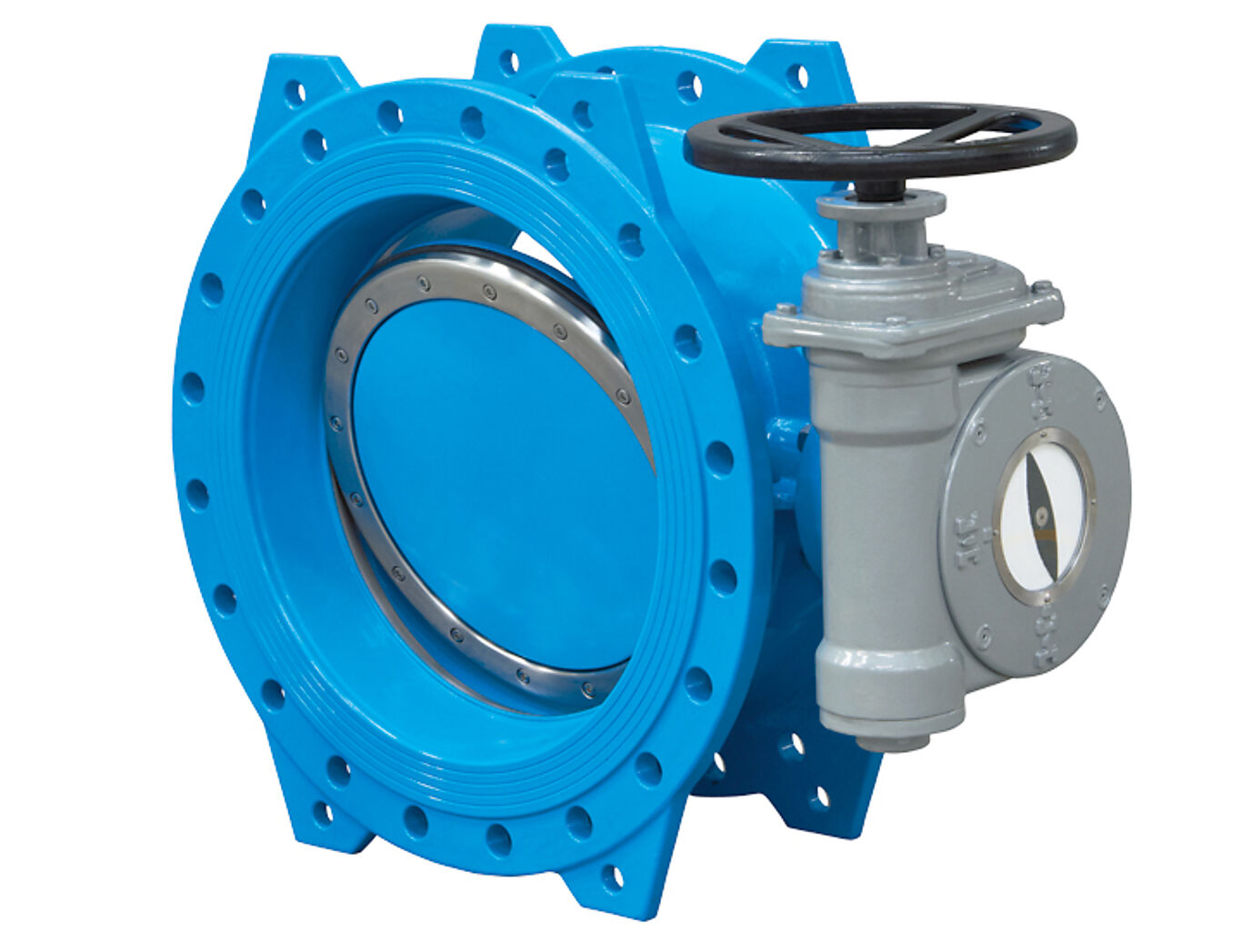 Hawle Dreiespjeldsventil m/ gear og ratt DN300 1