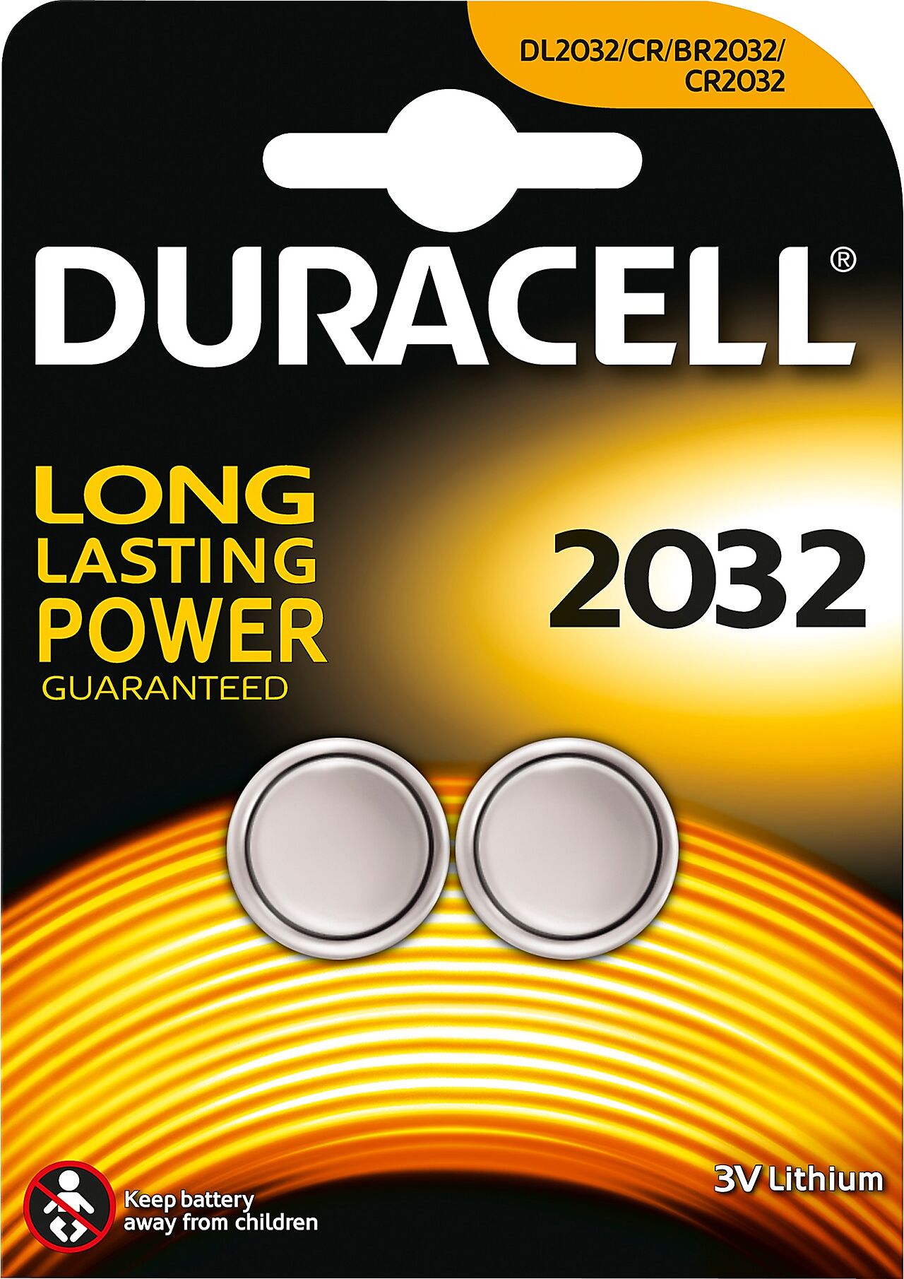 Duracell Knappecellbatteri CR2032 3V 1
