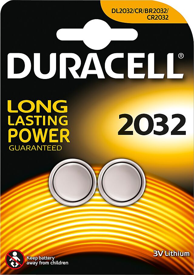 Duracell Knappecellbatteri CR2032 3V 1