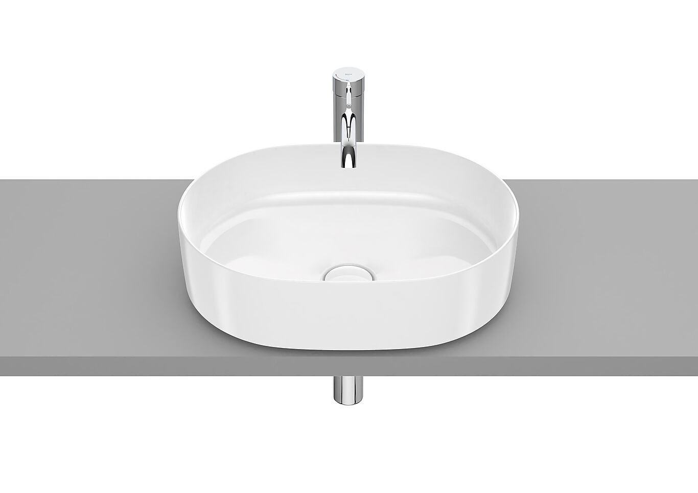 Roca Inspira bolleservant 50 cm Hvit gloss