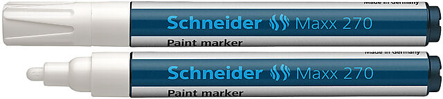 Lyra Merkepenn Schneider 270 hvit paint-marker 1