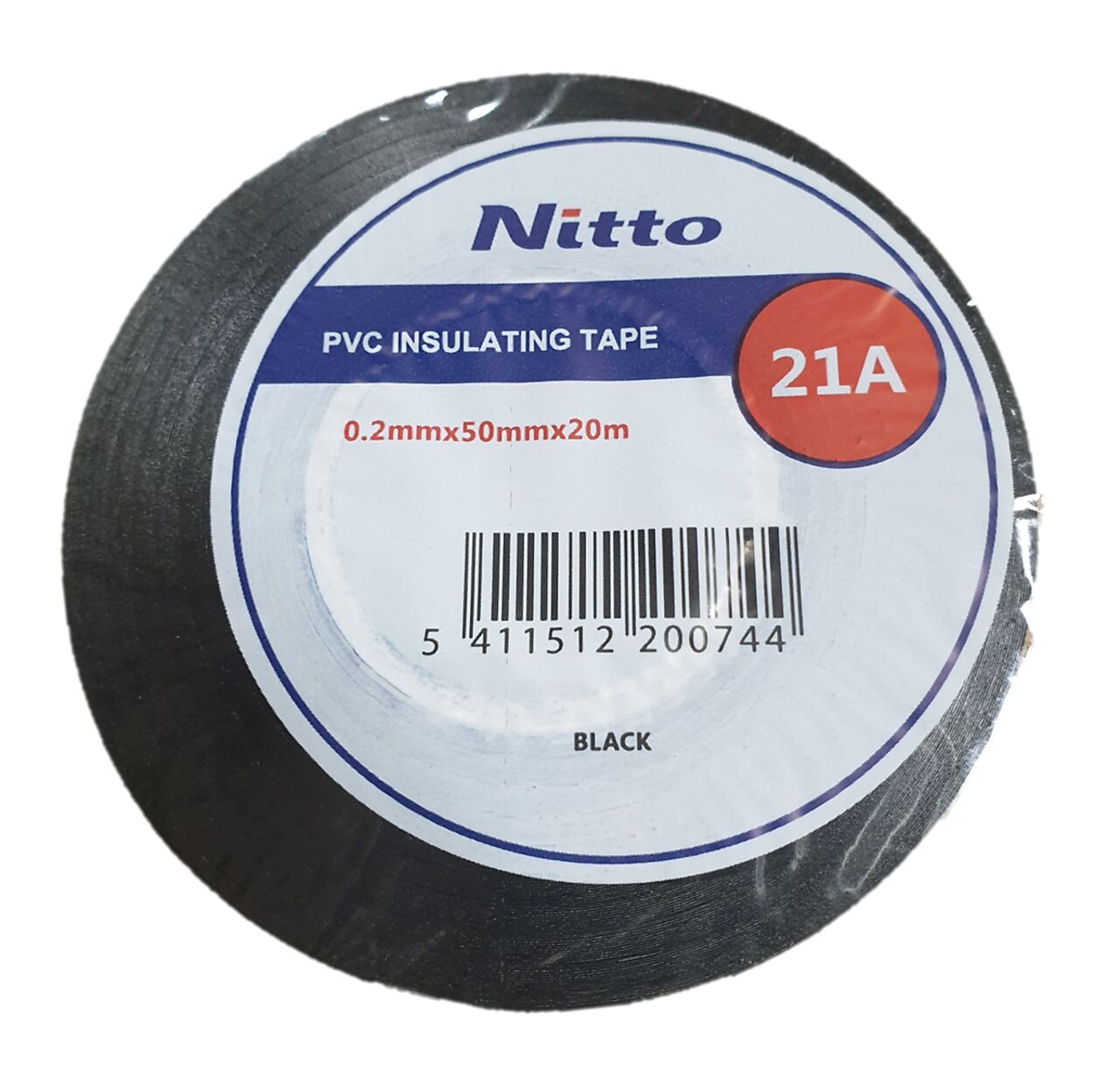 Neo-Select Tape PVC 50 mm X 25 m sort for isolering 1