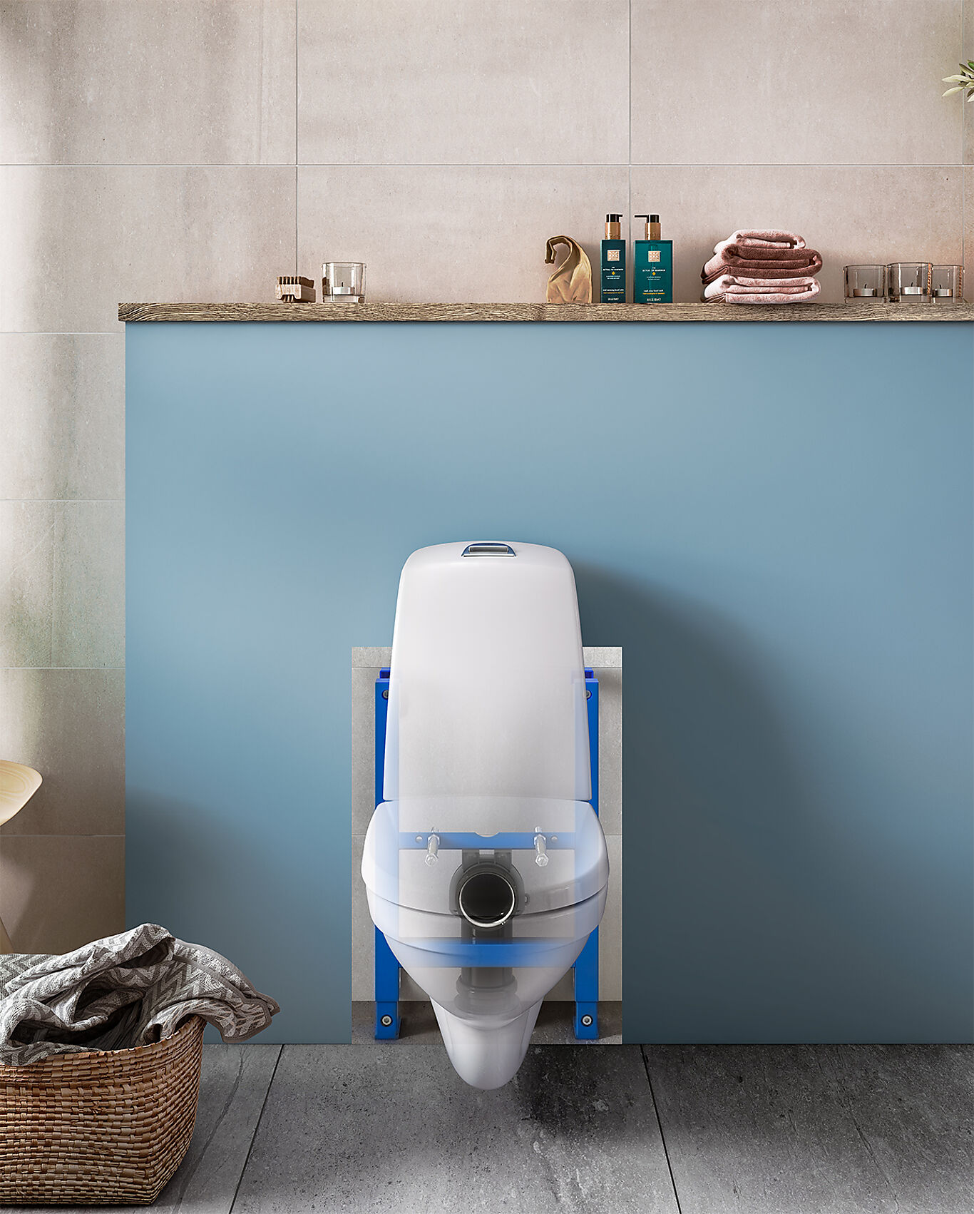 Gustavsberg Gustavsberg Fikstur Triomont for vegghengt bidet/toalett med tank 2