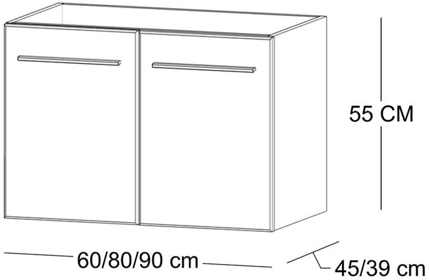 Alterna Alterna Malin 60 cm underskap med 2 dører sand matt 2