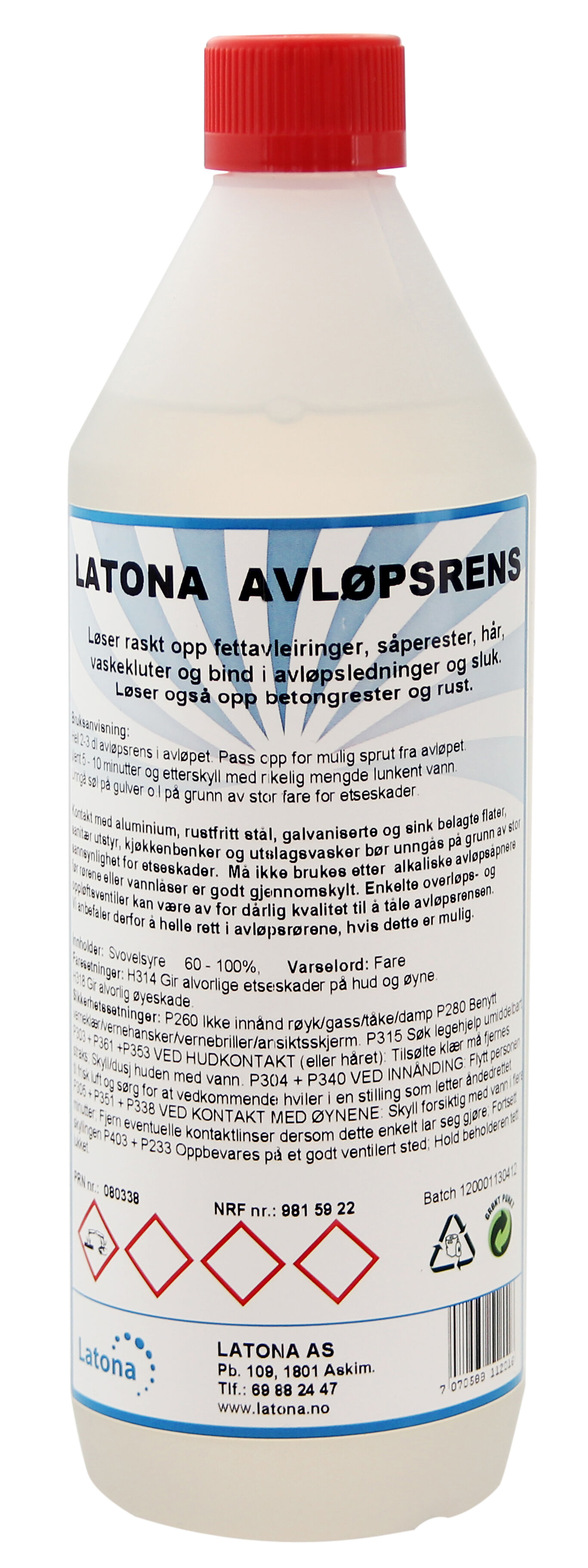 Novipro Novipro avløpsrens ekstra kraftig 1 liter 2