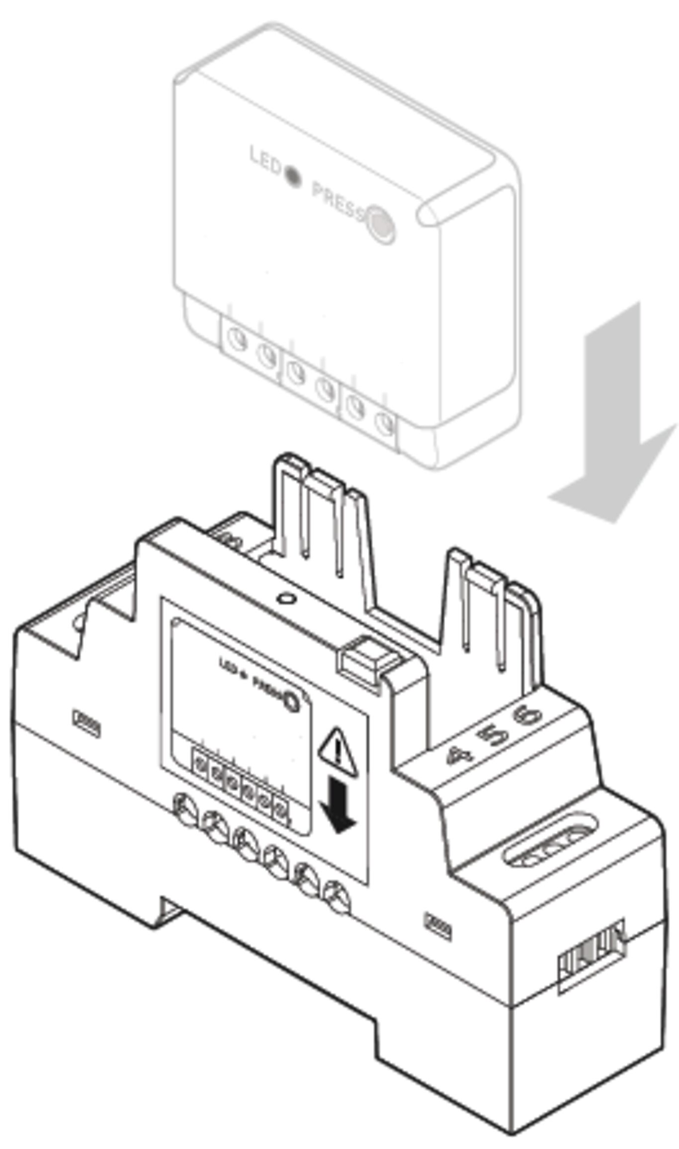DIN-skinneboks for Abra Powermate+ 1