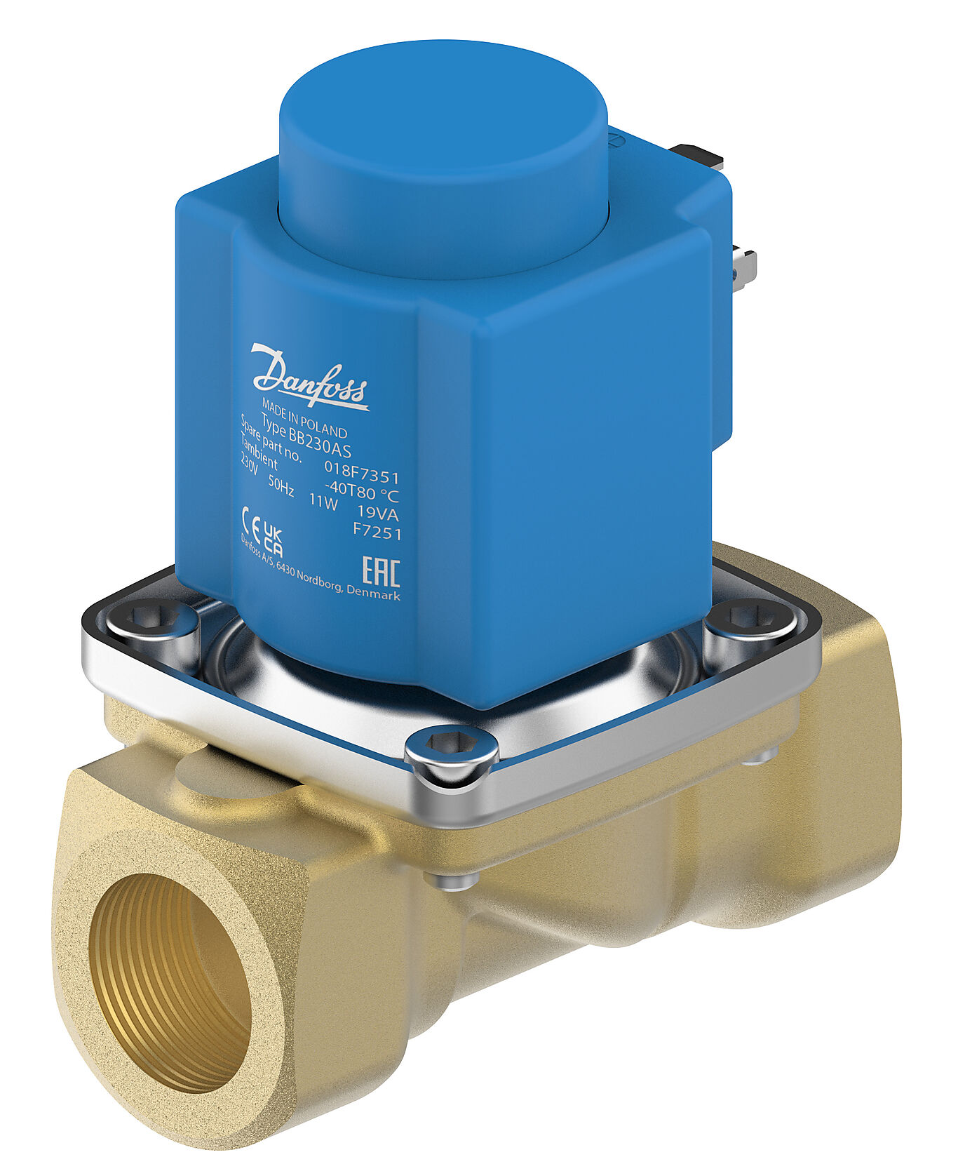 Danfoss Magnetventil EV221BW 20BE G34E NO000 BB230AS 1