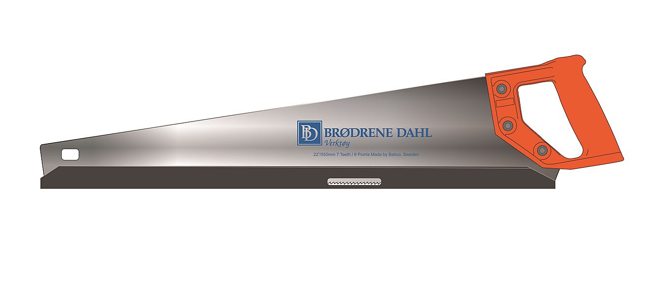 Universaltannet sag 22" med BD-logo 1