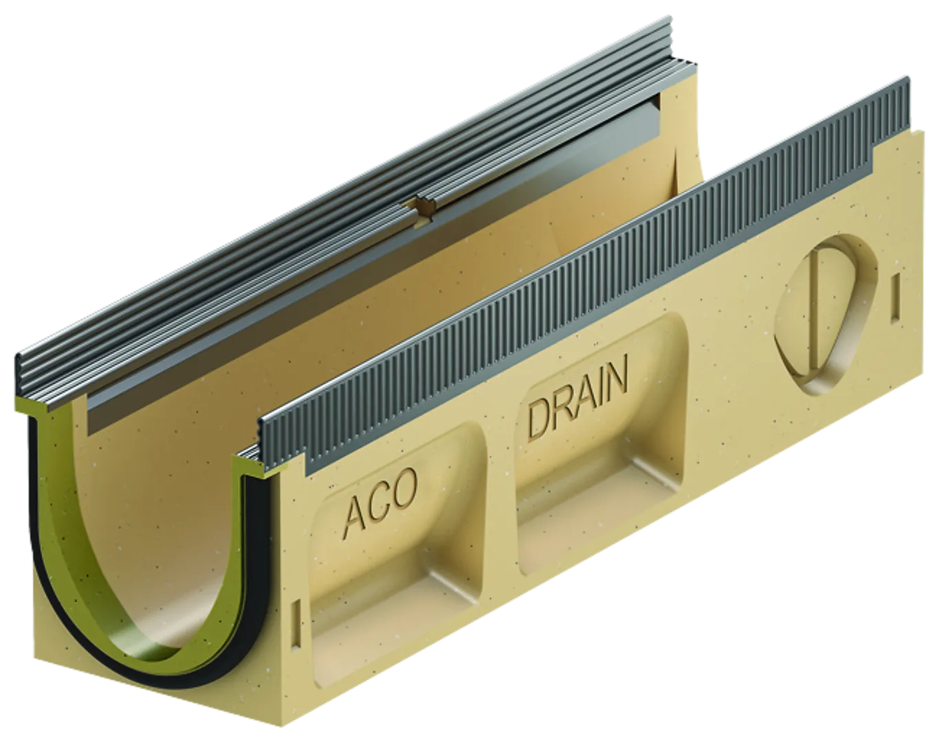 Aco ACO Multiline Seal in renne V100S L500 H200 bunnutløp Ø110 u/fall galv kant 2