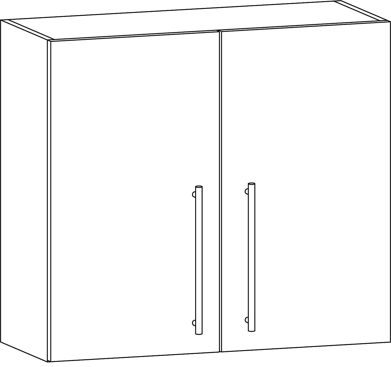 Alterna Alterna Vaskerom 80 cm overskap med 2 dører sand matt 2