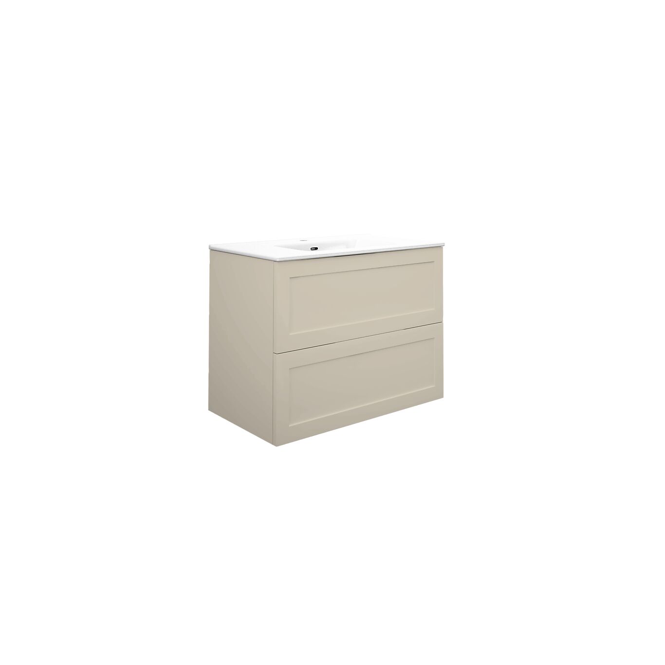 Alterna Classica underskap med 2 skuffer Lys beige matt