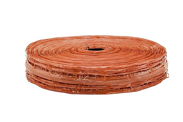 Varselnett 500 meter 10 cm rød m/søketråd mrk "OBS kabel" 1