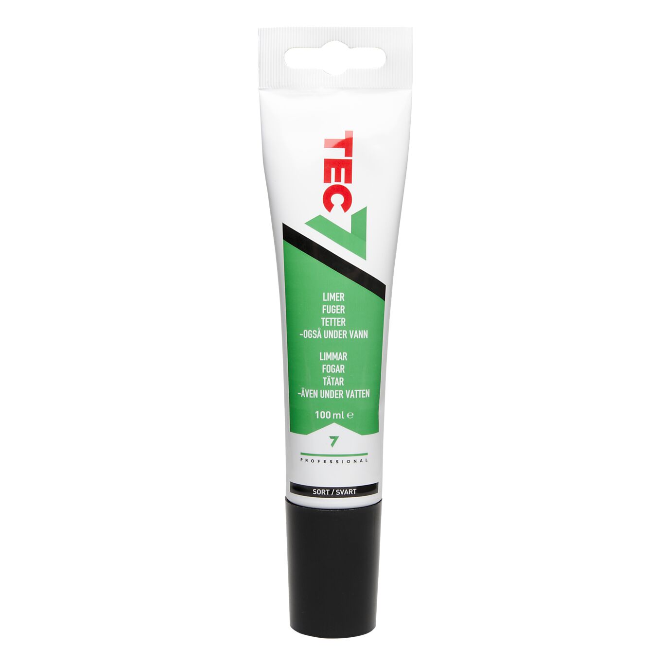 Relekta TEC7 Lim-/ fugemasse Sort 100 ml tube 2