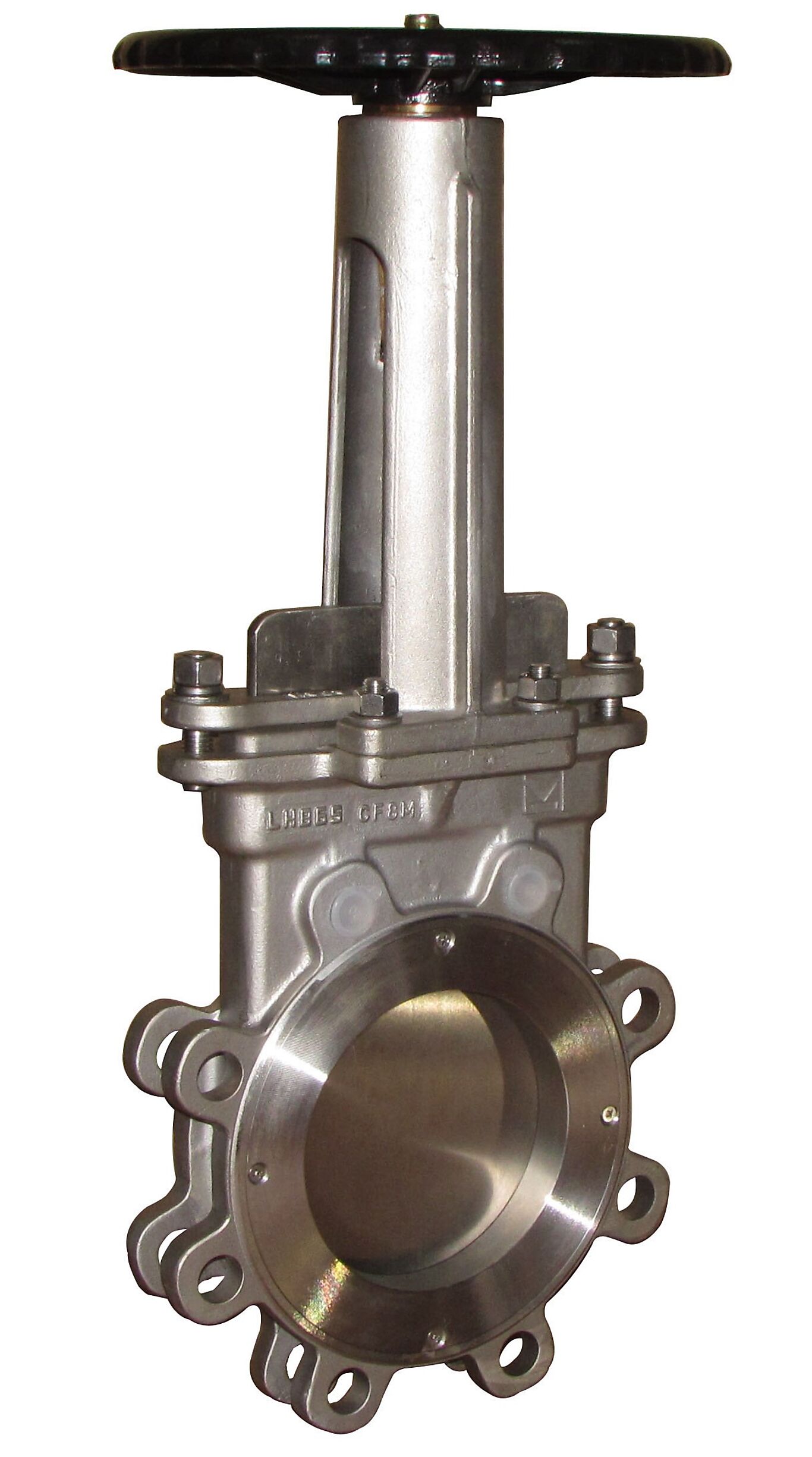 Skyvespjeldventil DN80 PN10/16. Redusert løp, m/ratt. Type Ego 2092 1