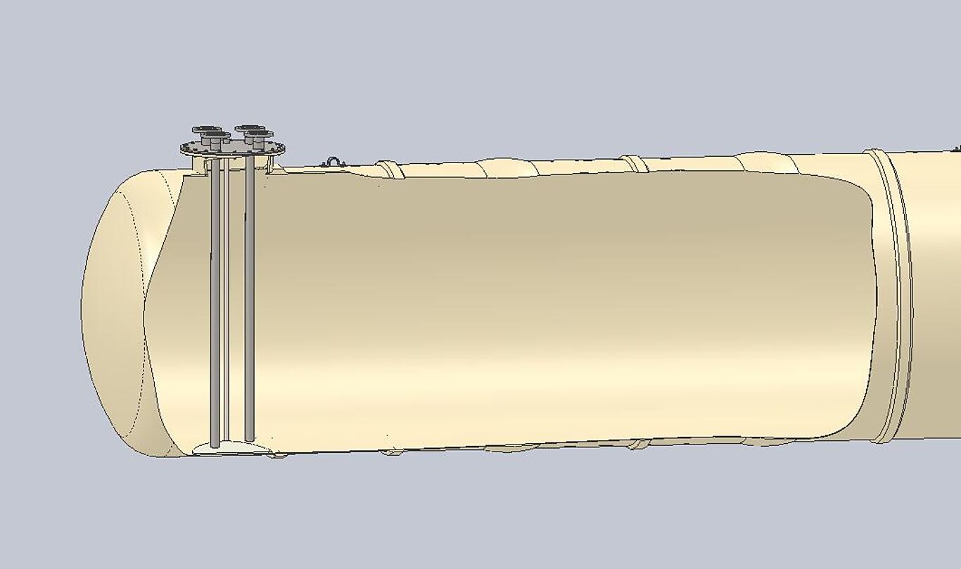 Spilloljetank 12000 l for nedgraving