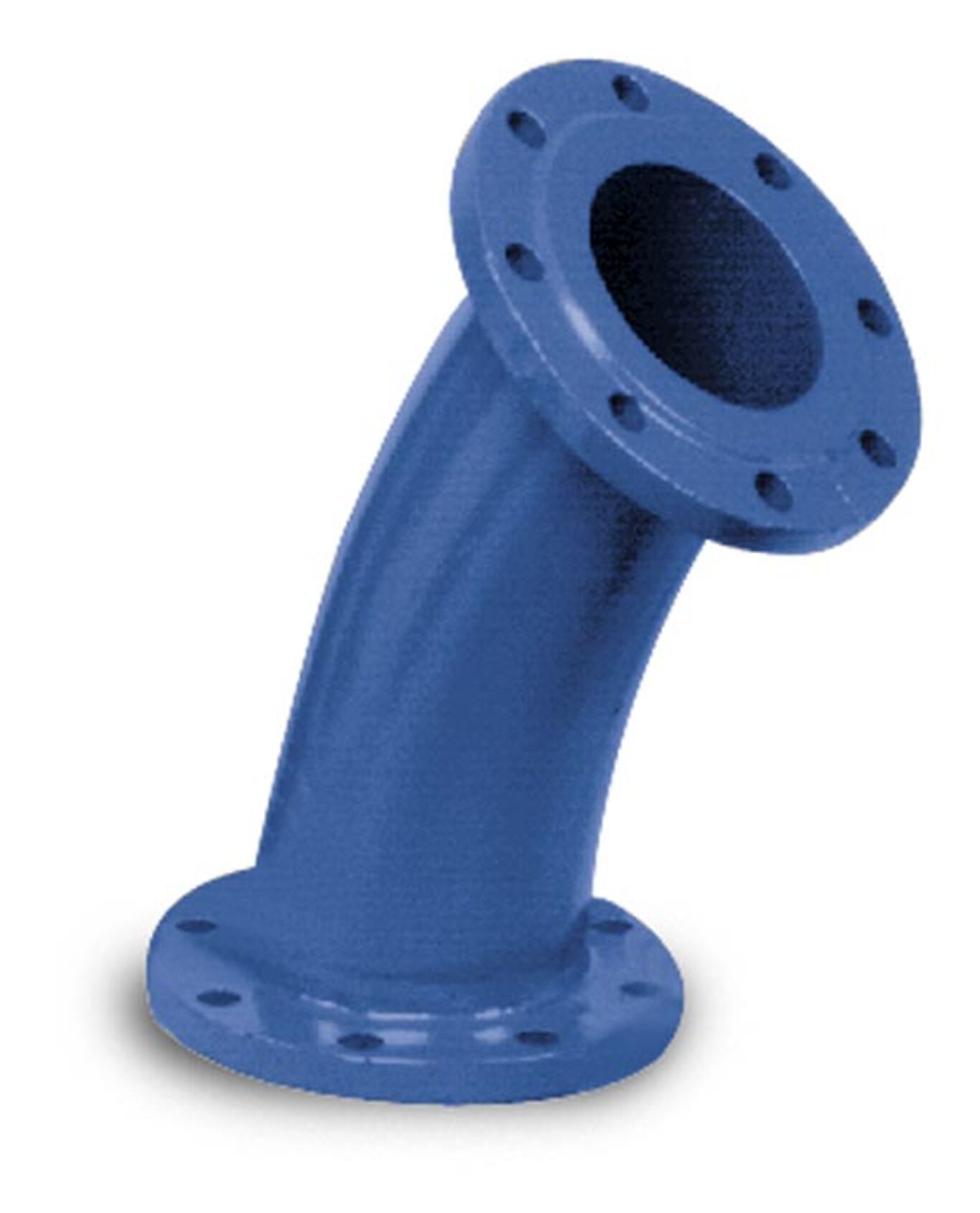Flensebend DN100 30° duktilt epoxy 1