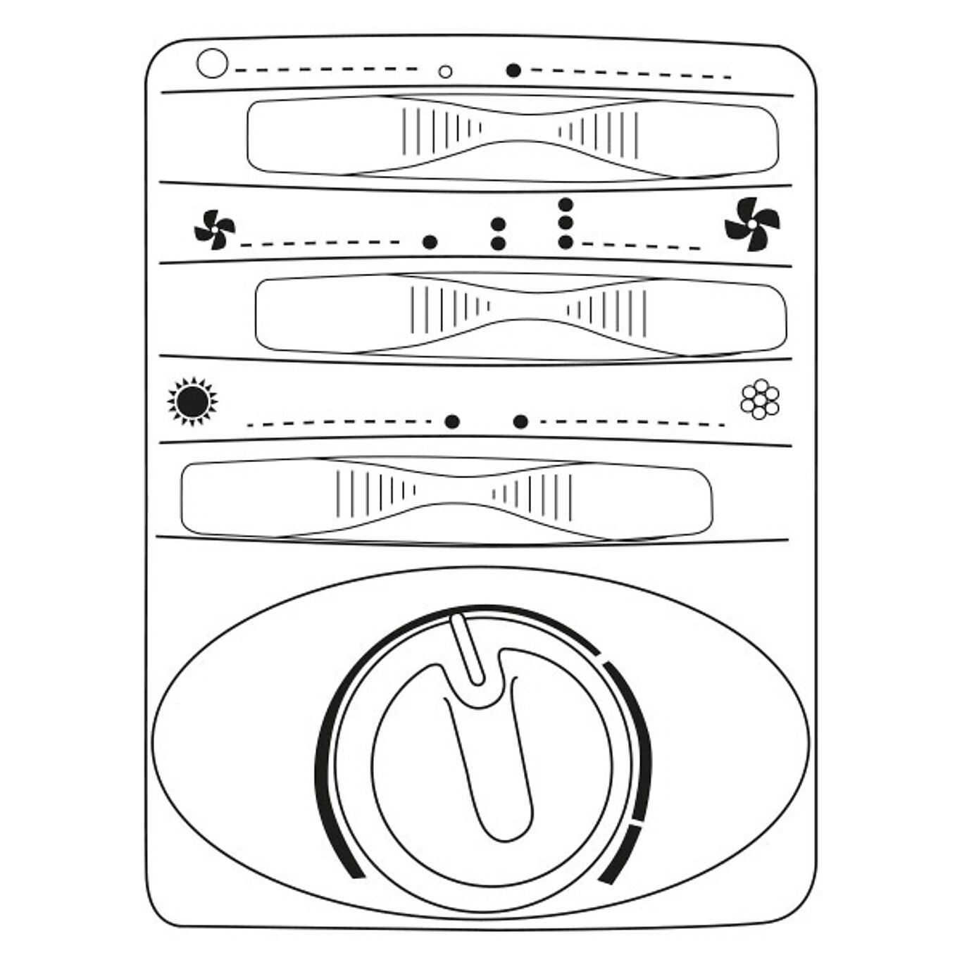 Manøverpanel PCR1 for PCW