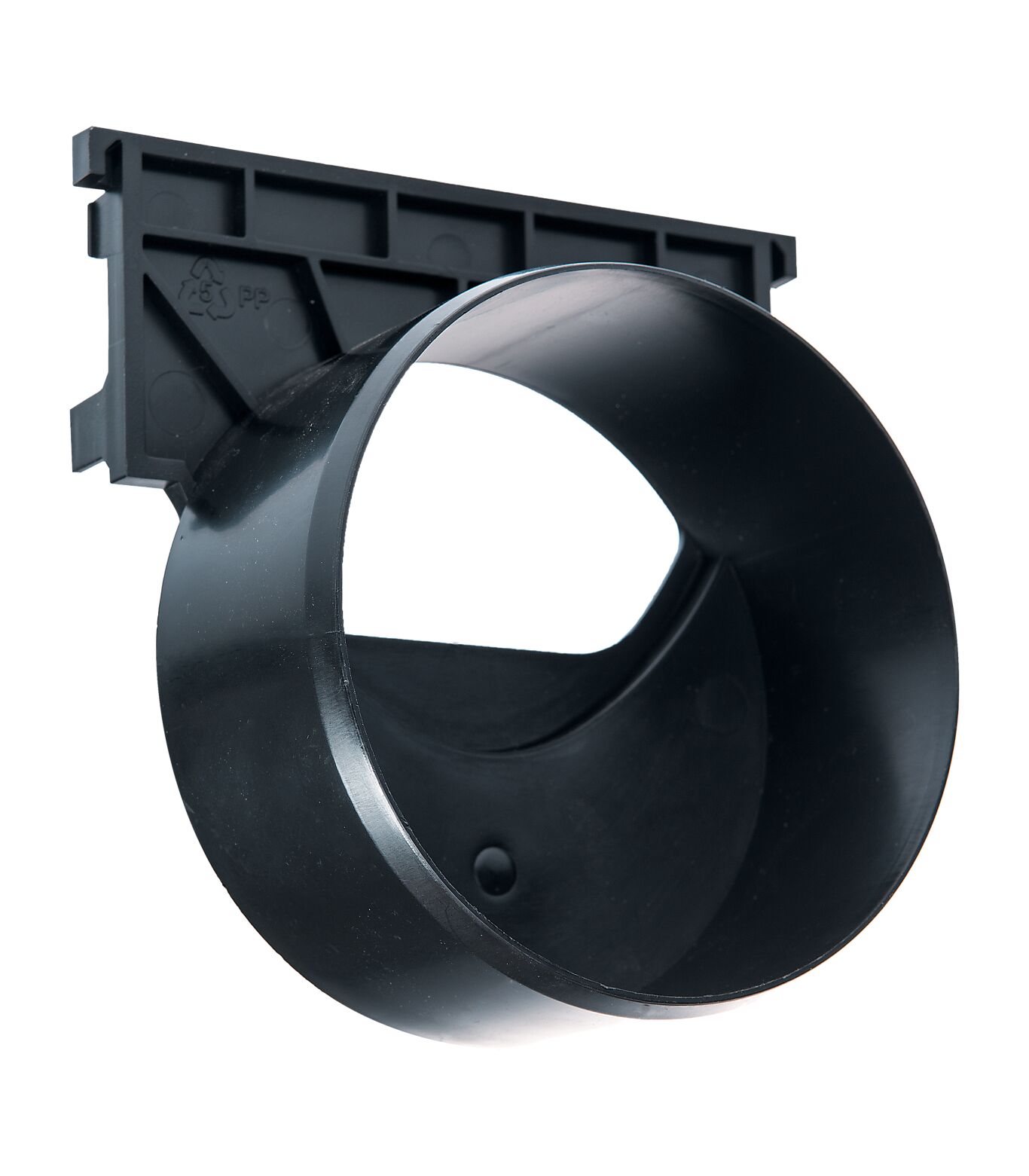 Aco ACO Endevegg med stuss 100 mm plast 1