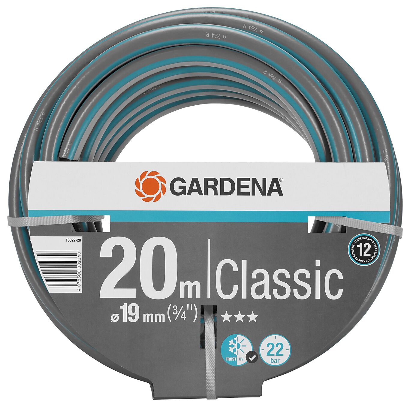 Gardena Hageslange Classic 3/4" 20 m 1