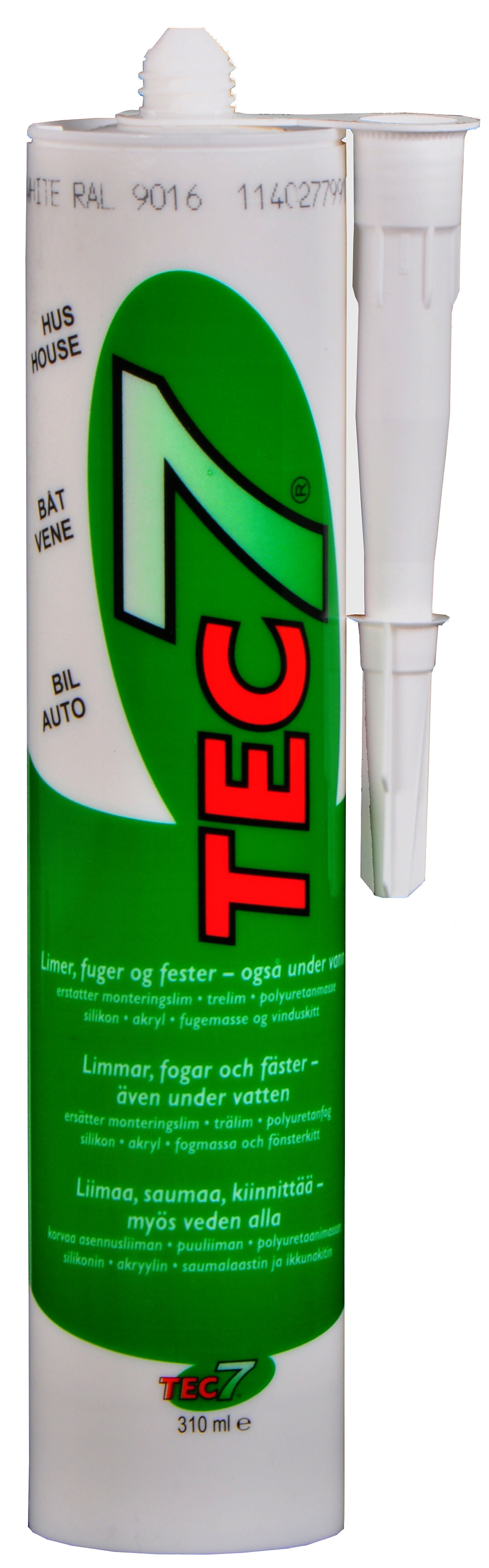 Tec7 lim- og fugemasse 310 ml