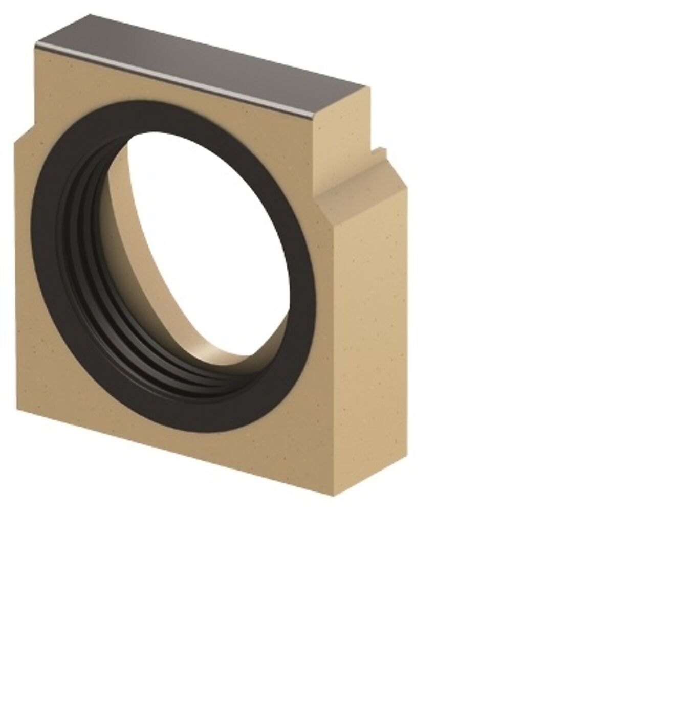 Aco ACO Multiline Seal in endevegg m/utløp V100S Ø110 galv kant 1