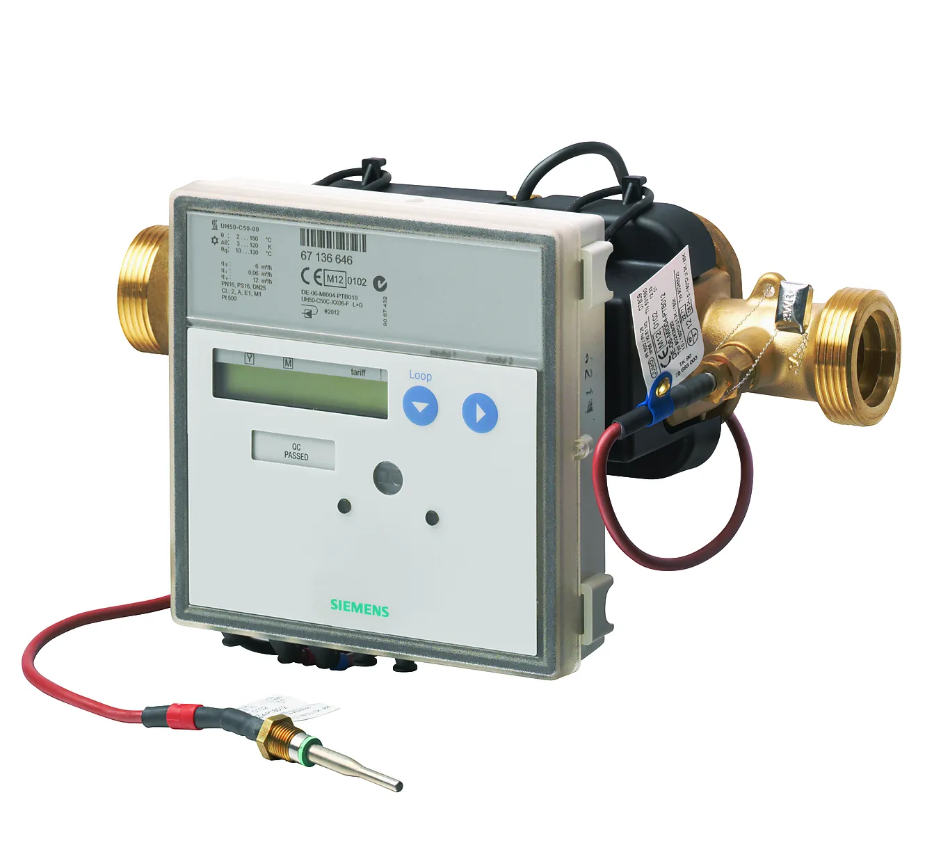 Siemens Energimåler 1 1/4" 3,5 m3/h UL 2