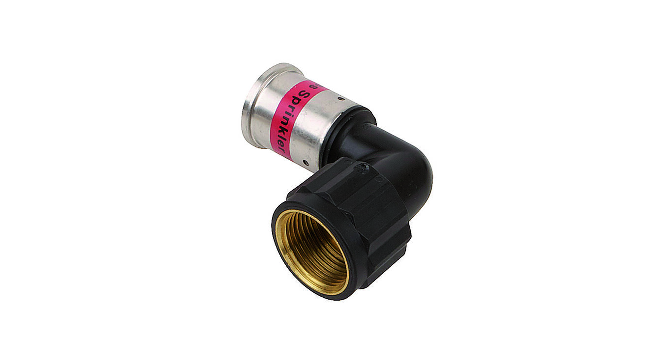 Henco Albue 32 mm x 1/2" 90° m/innvendig gjenge 1