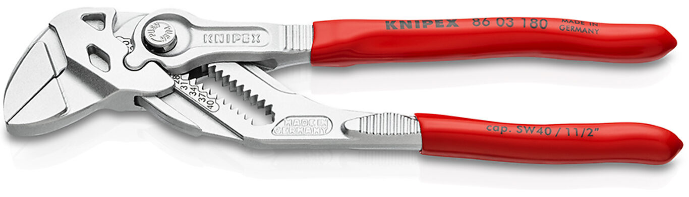 Knipex Vannpumpetang glatt kjeft 180 2