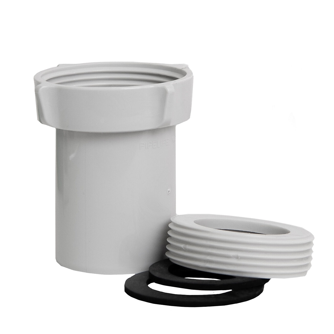 Pipelife Overgang m/gjenger og hettemutter PP 40 x X 1 1/2" - 1 1/4" 1