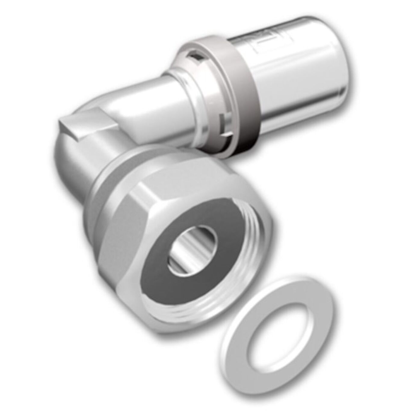 LK Systems Presspex albue 16 mm x 1/2" m/løp. mutter 1