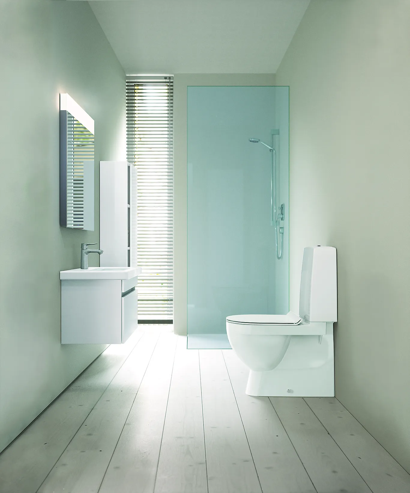 Duravit Durastyle gulvstående toalett, rimless® 655 x 360 mm - uten skyllekant. nordisk modell. 2