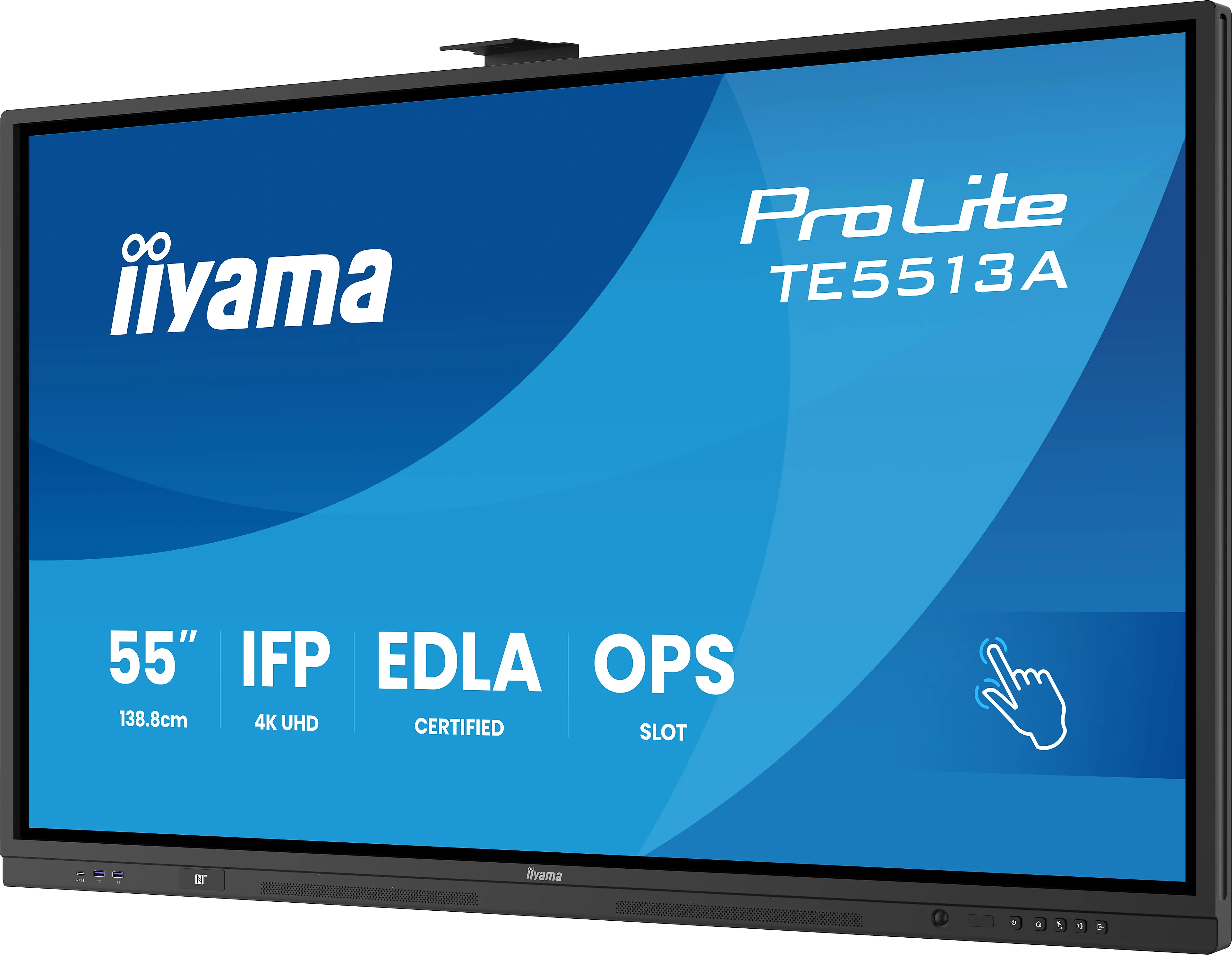Iiyama signage display 55" - 4K UHD - ips - bonded puretouch IR - full metal housing
