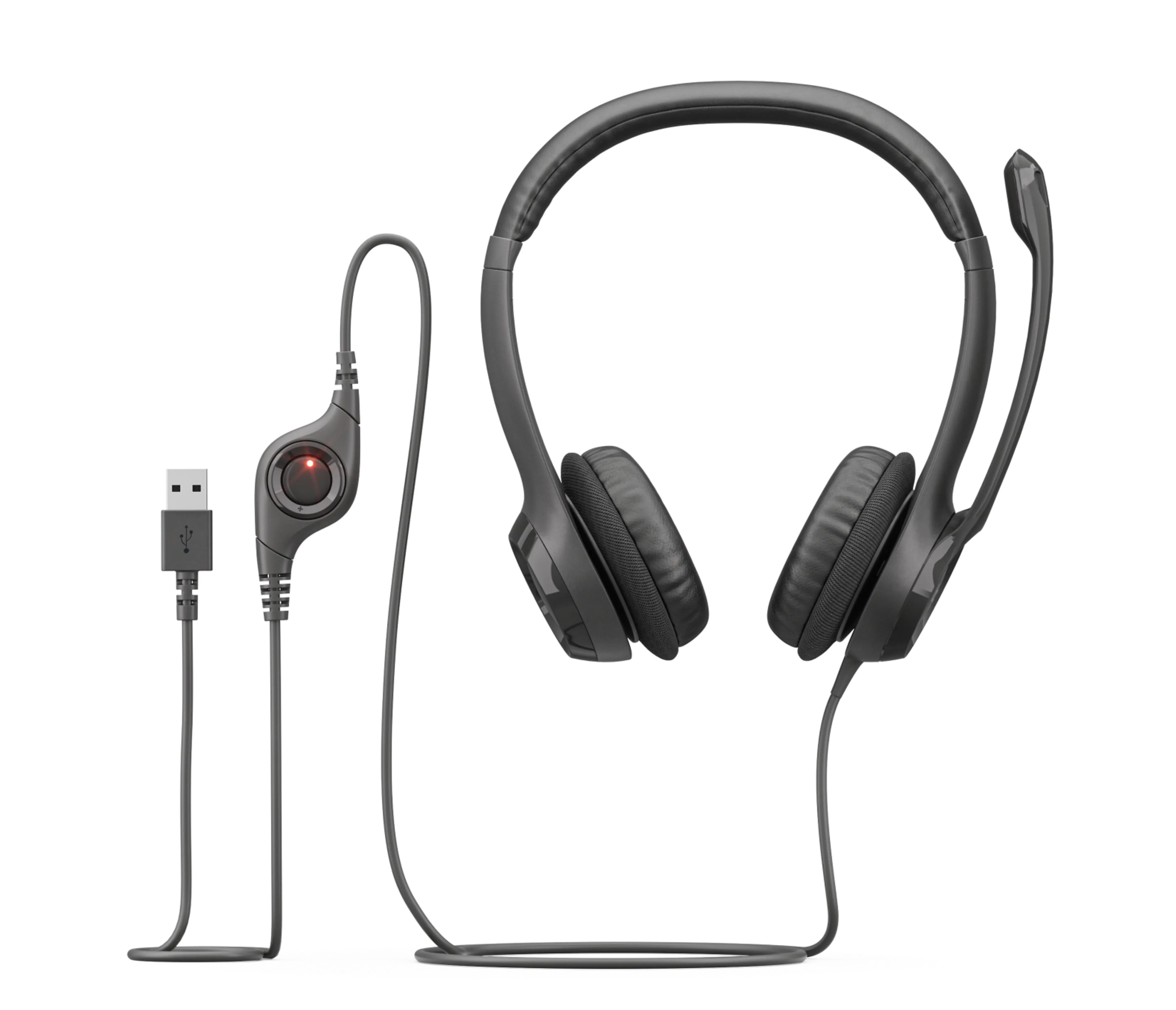 Logitech H390 USB-headset - usb - geluidssolerende microfoon - verstelbare hoofdband