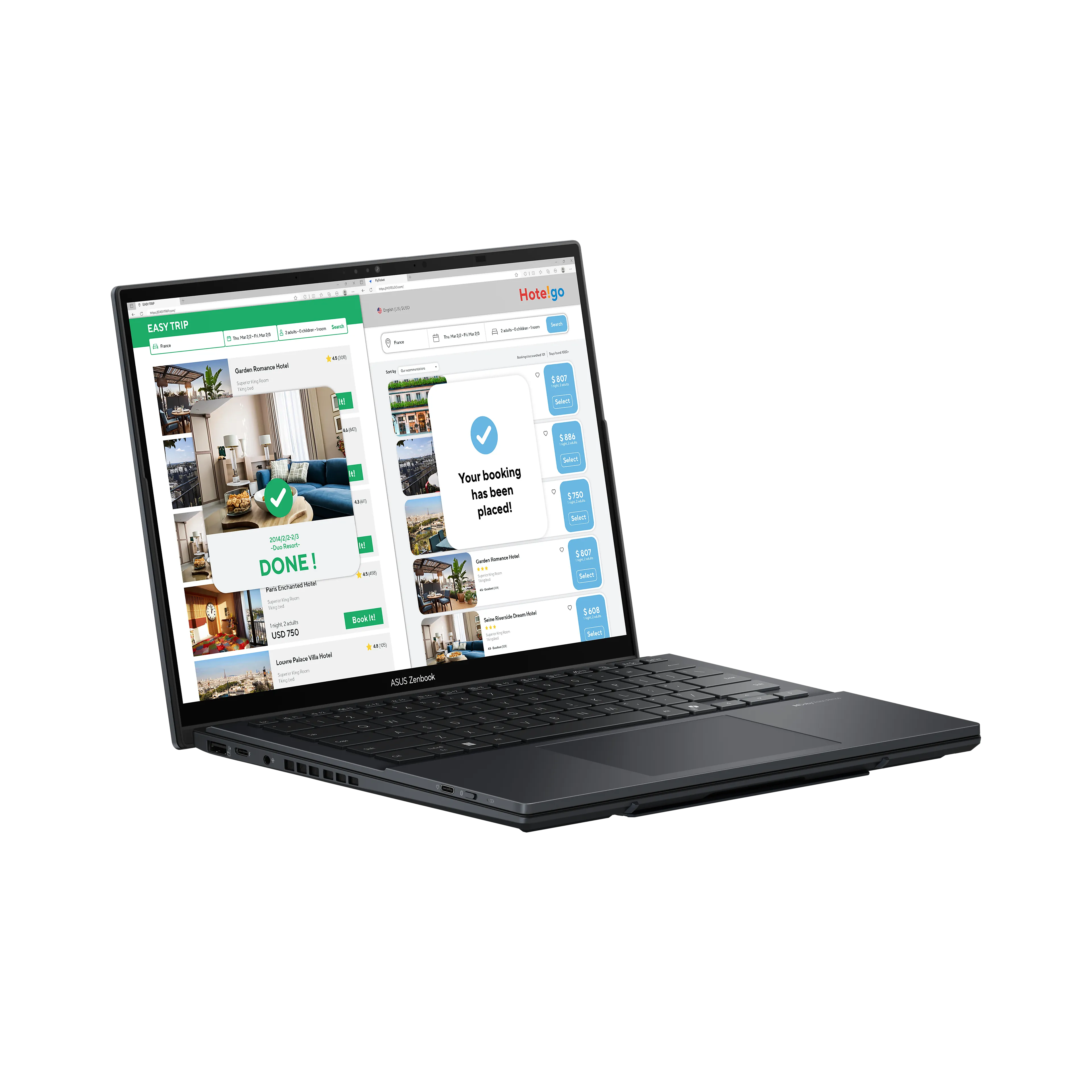 Asus Zenbook UX8406CA-QL038W duo - 14" OLED tactile - Intel Core Ultra 7 - 32Go RAM - 1To SSD