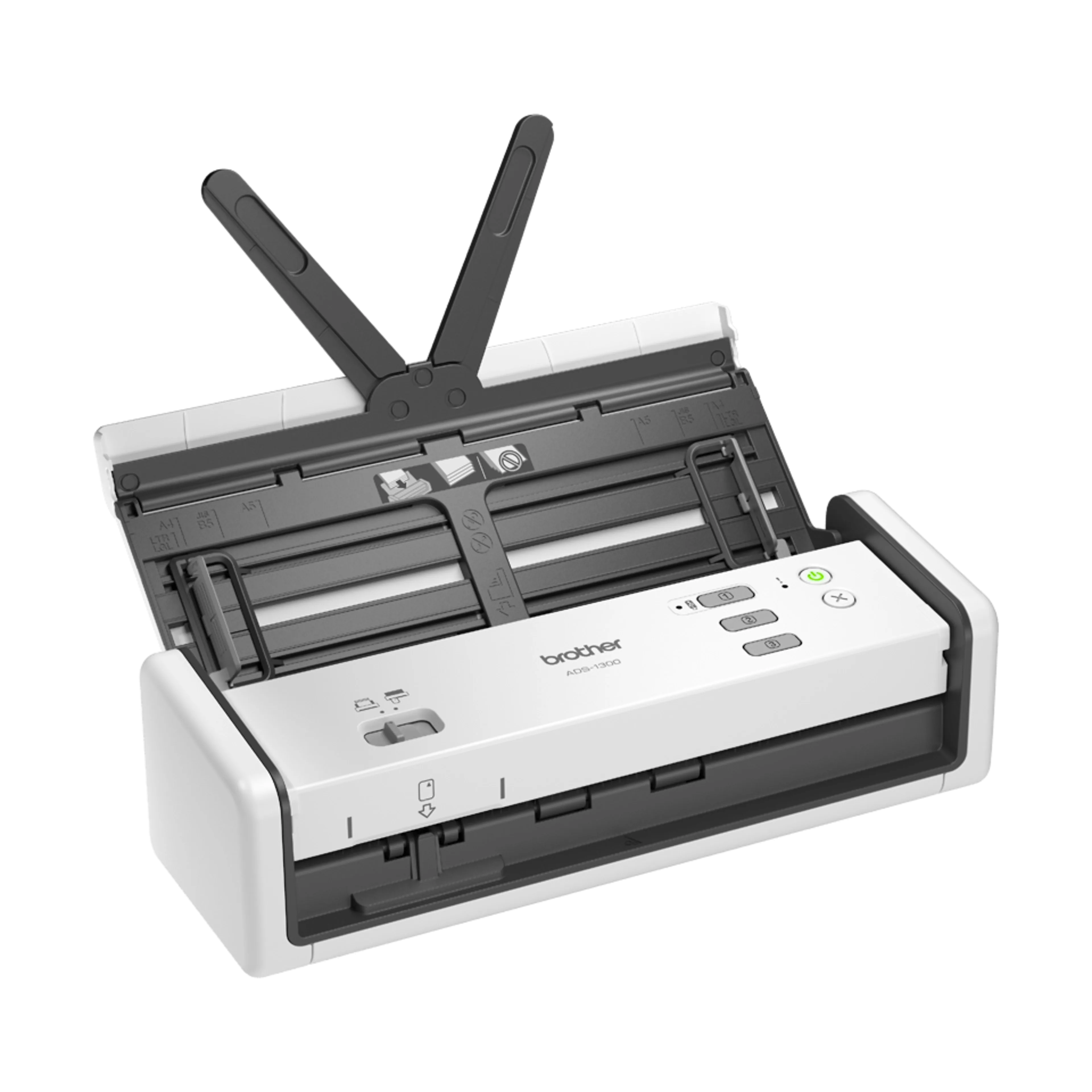 Brother documentscanner ADS-1300 - compact - draagbaar - USB-C aansluiting