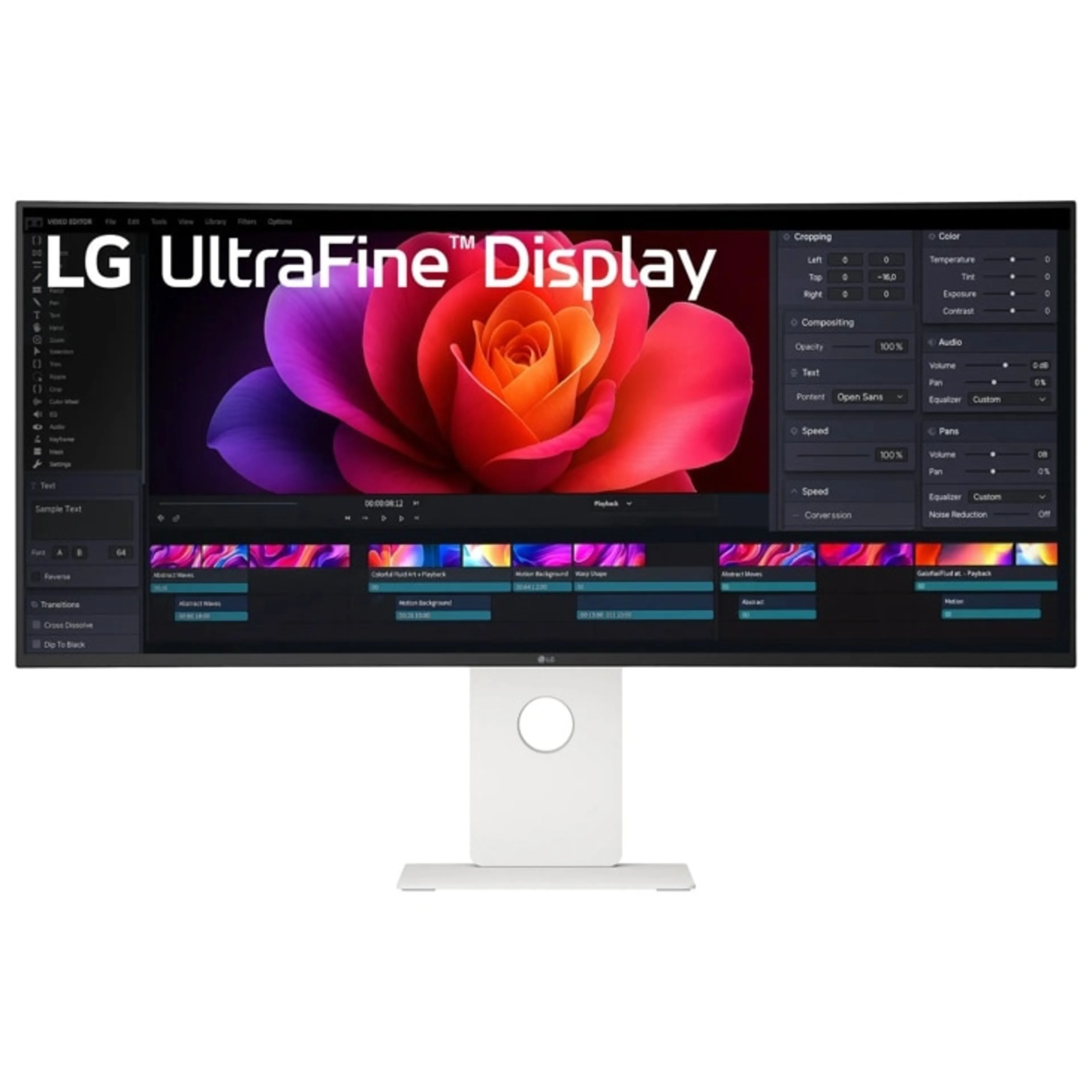 LG UltraFine 40U990A-W - 40" 5K2K Nano IPS Black - Thunderbolt 5 - 96W PD - Curved 2500R