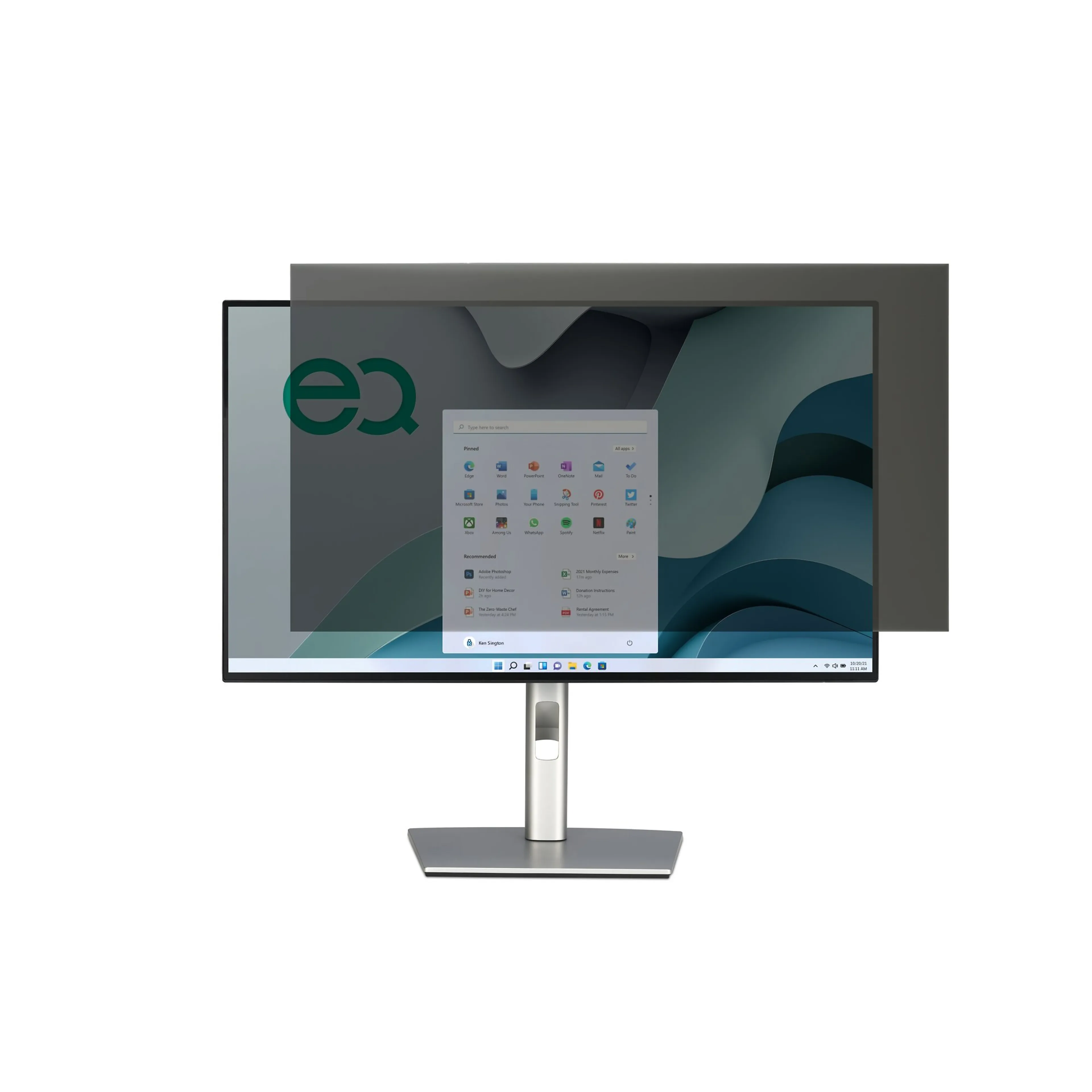 Kensington EQ Privacy Screen Filter voor 27'' monitors 16:9