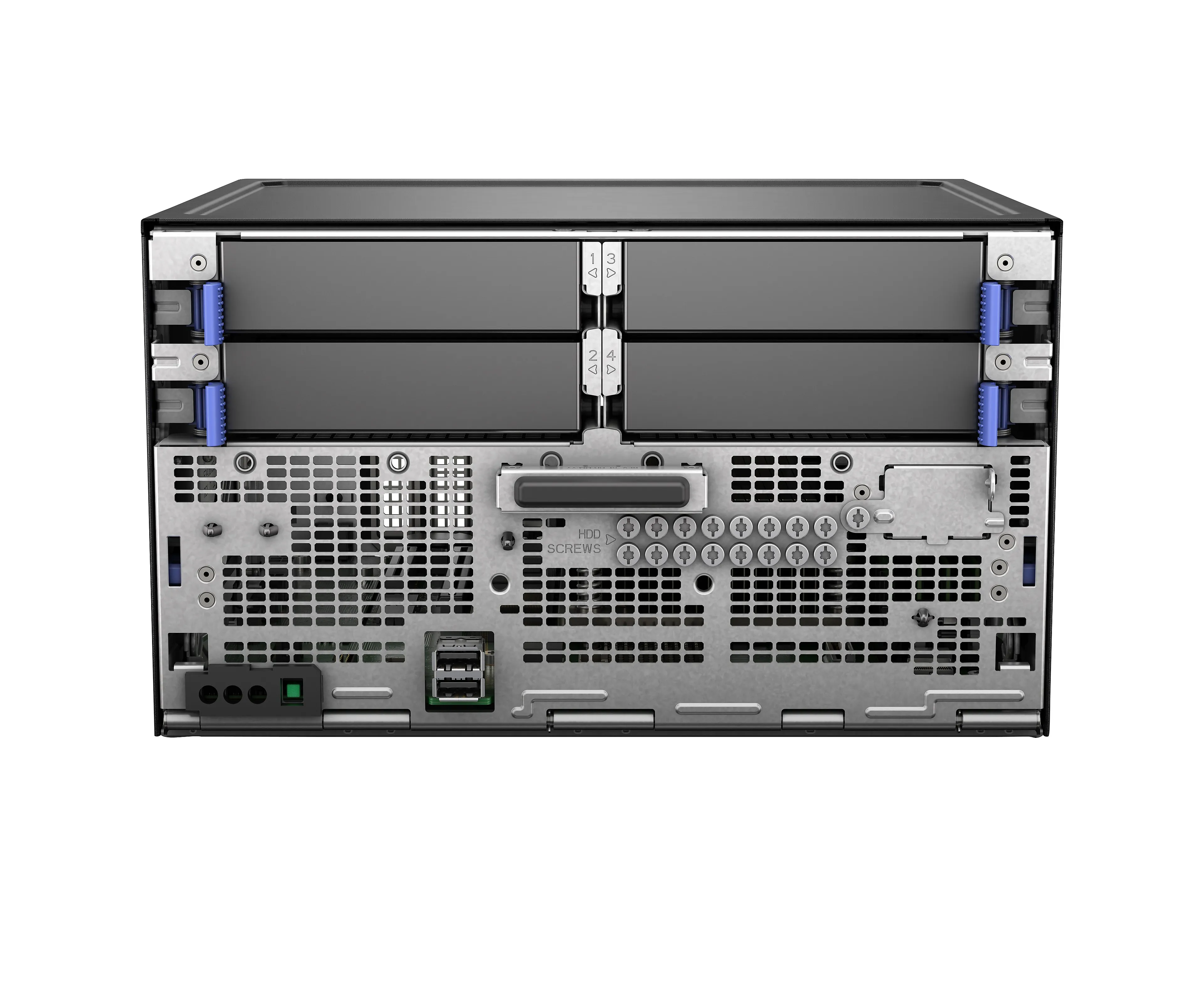 HP Enterprise ProLiant MicroServer Gen11 E-2434 - 32GB RAM - 4LFF - 2x4TB HDD - 180W externe voeding