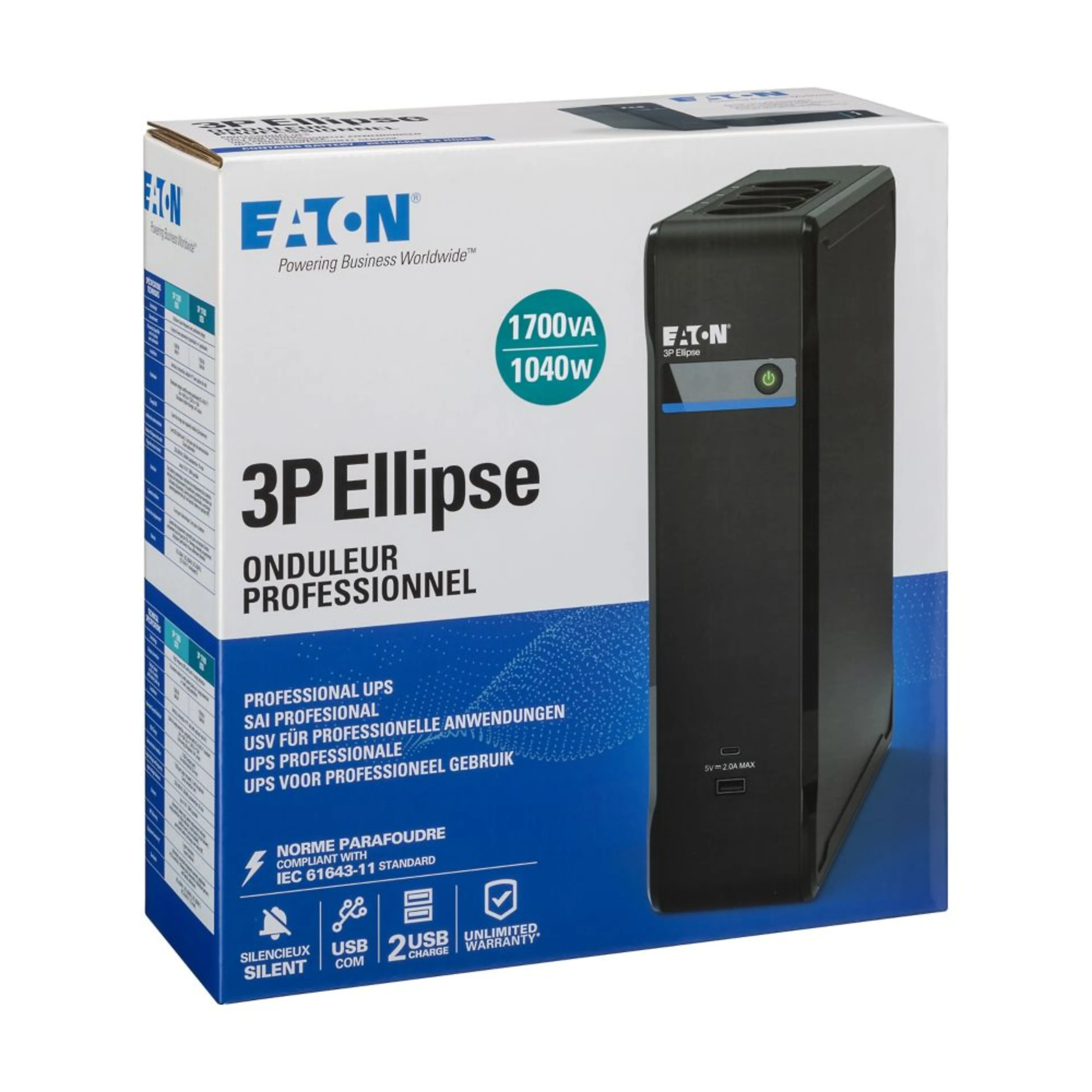 Eaton 3P Ellipse 1700 USB FR