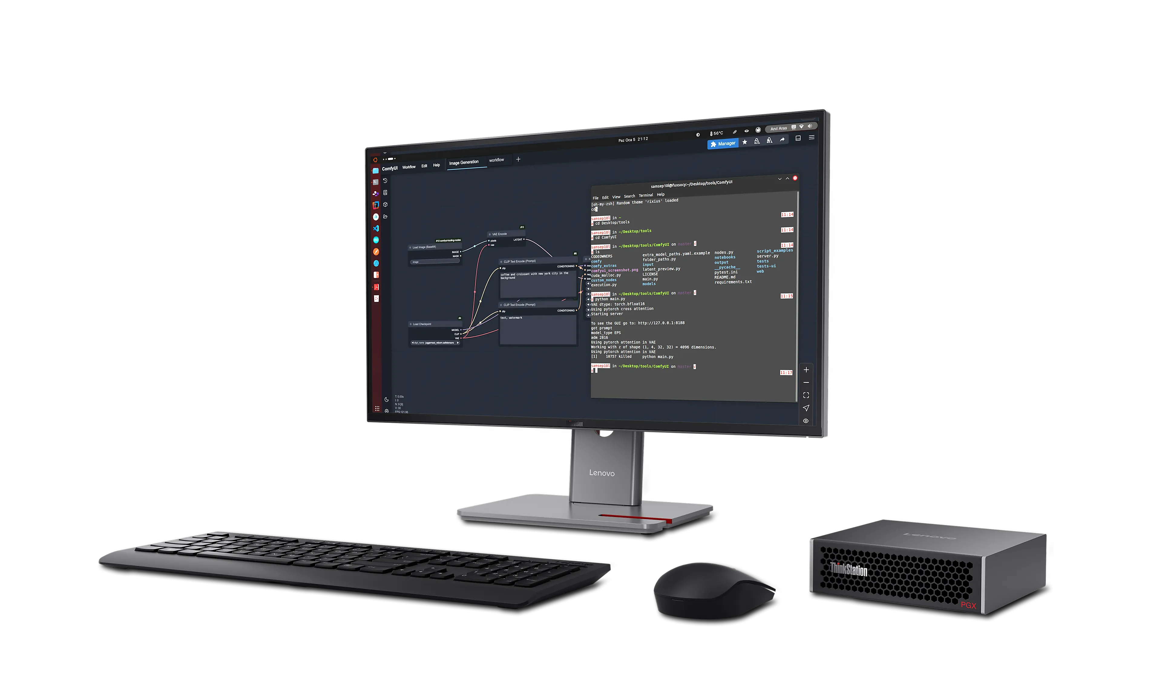 Lenovo ThinkStation PGX - 128GB RAM - 1000GB SSD - NVIDIA Blackwell