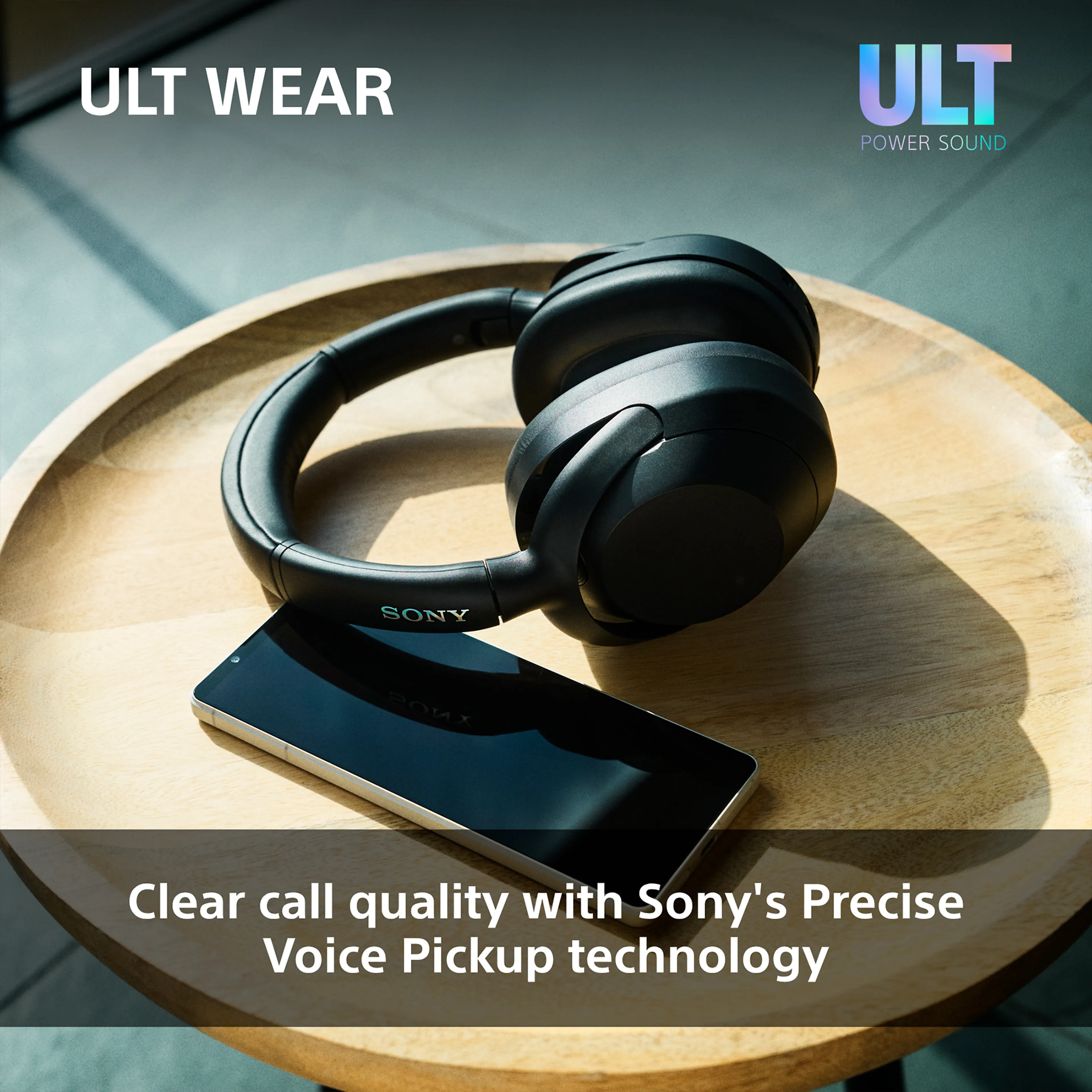 Sony ULT Wear WHULT900NB - connectivité Bluetooth - réduction de bruit - noir