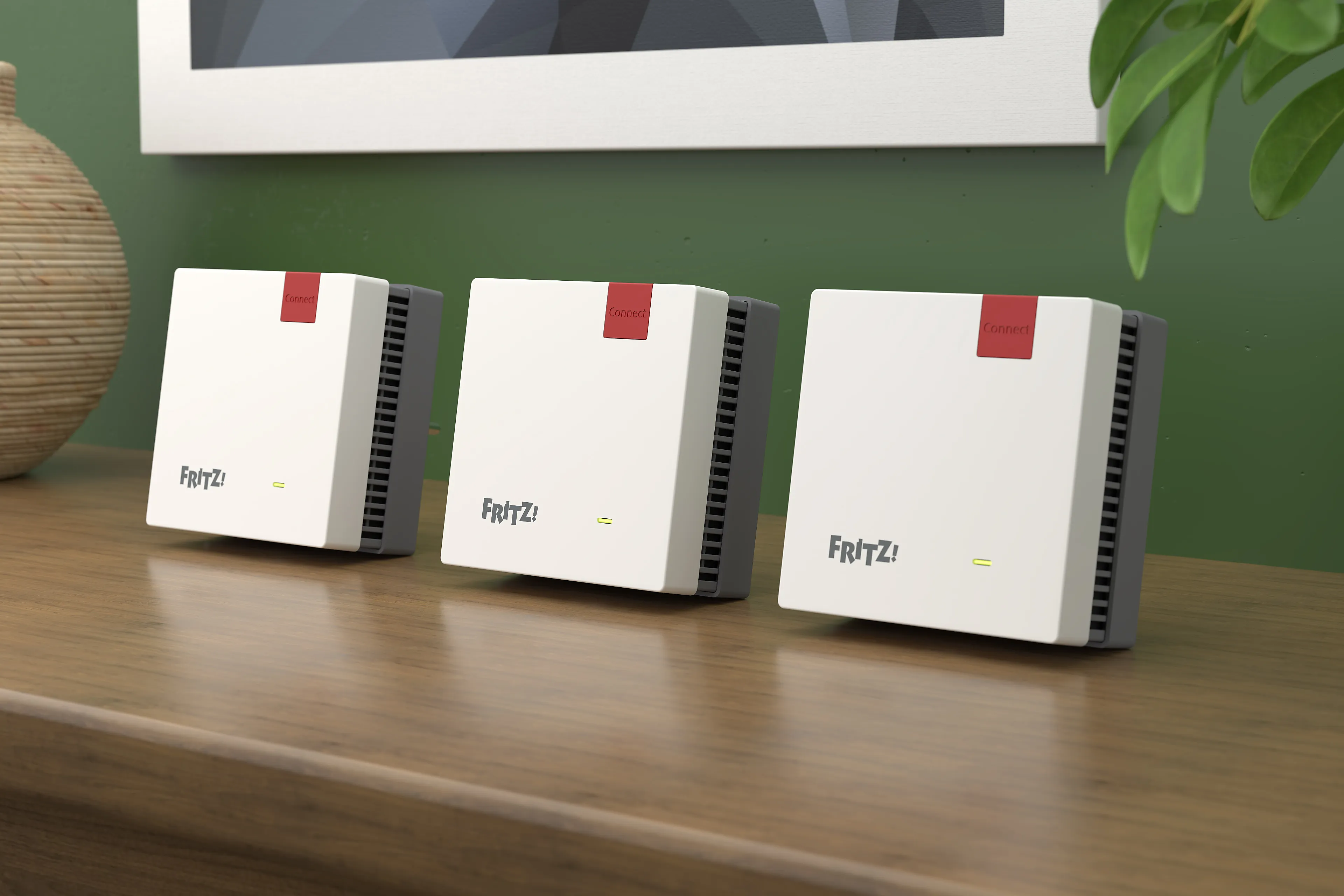 AVM FRITZ! Mesh Set Wi-Fi Set 1700 3-pack - Wi-Fi 7 - 3600 Mbit/s - lot de 3 répéteurs
