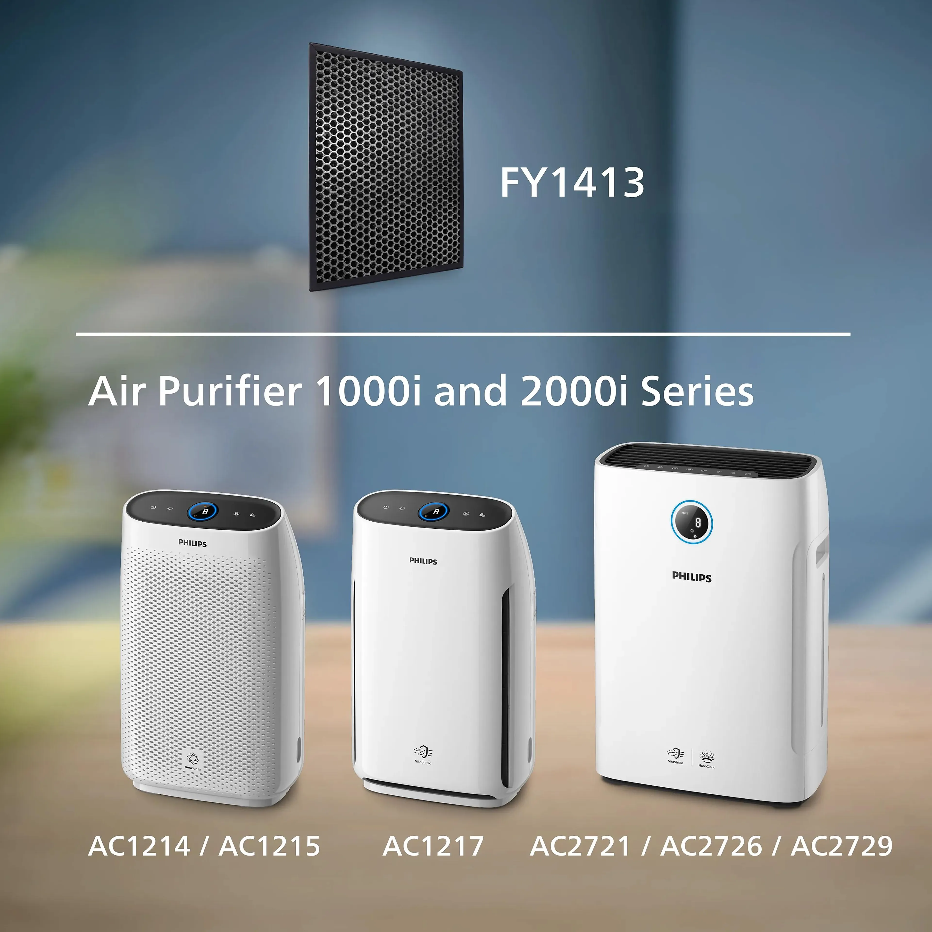 Philips 1000 series FY1413/30 NanoProtect-filter actieve koolstof