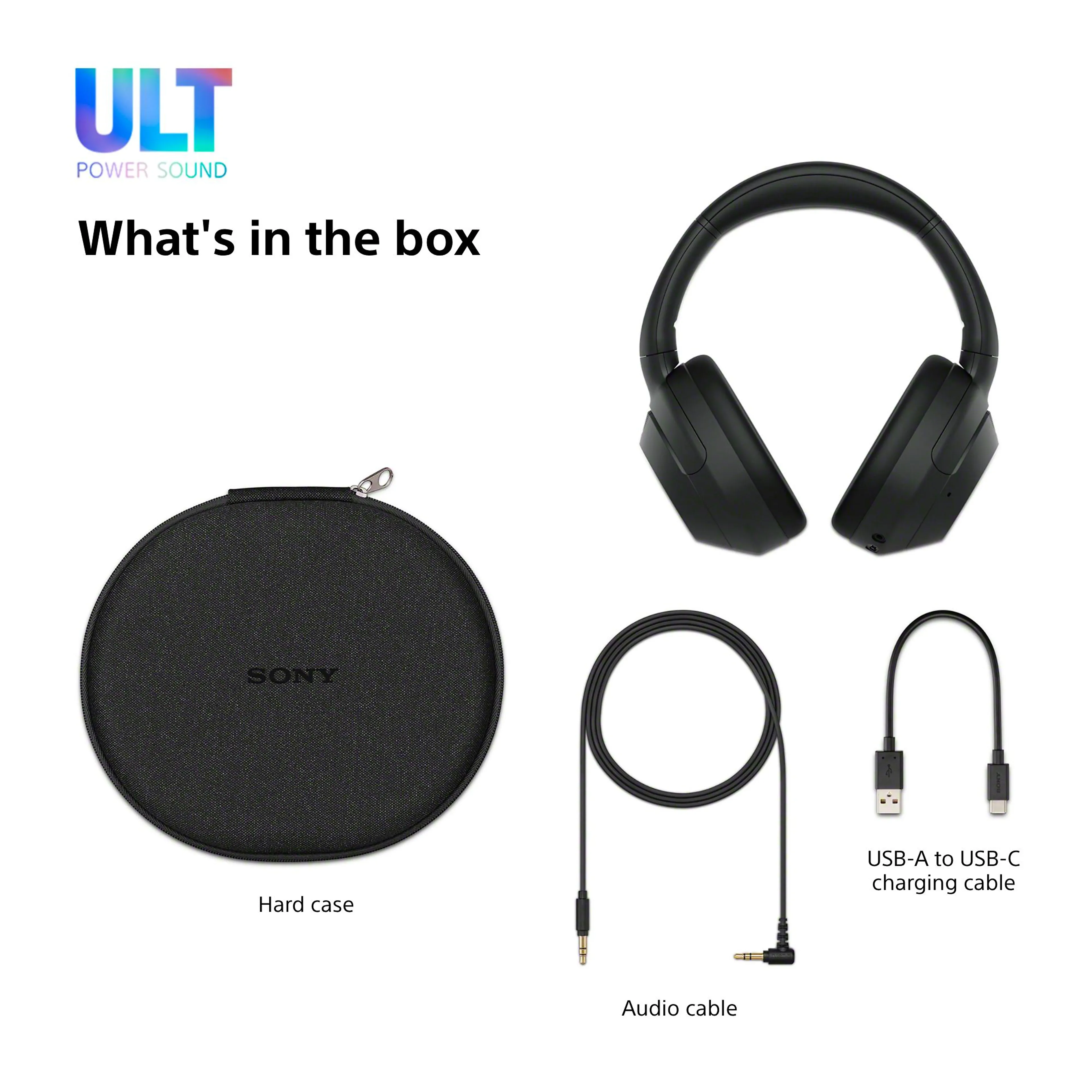 Sony ULT Wear WHULT900NB - connectivité Bluetooth - réduction de bruit - noir