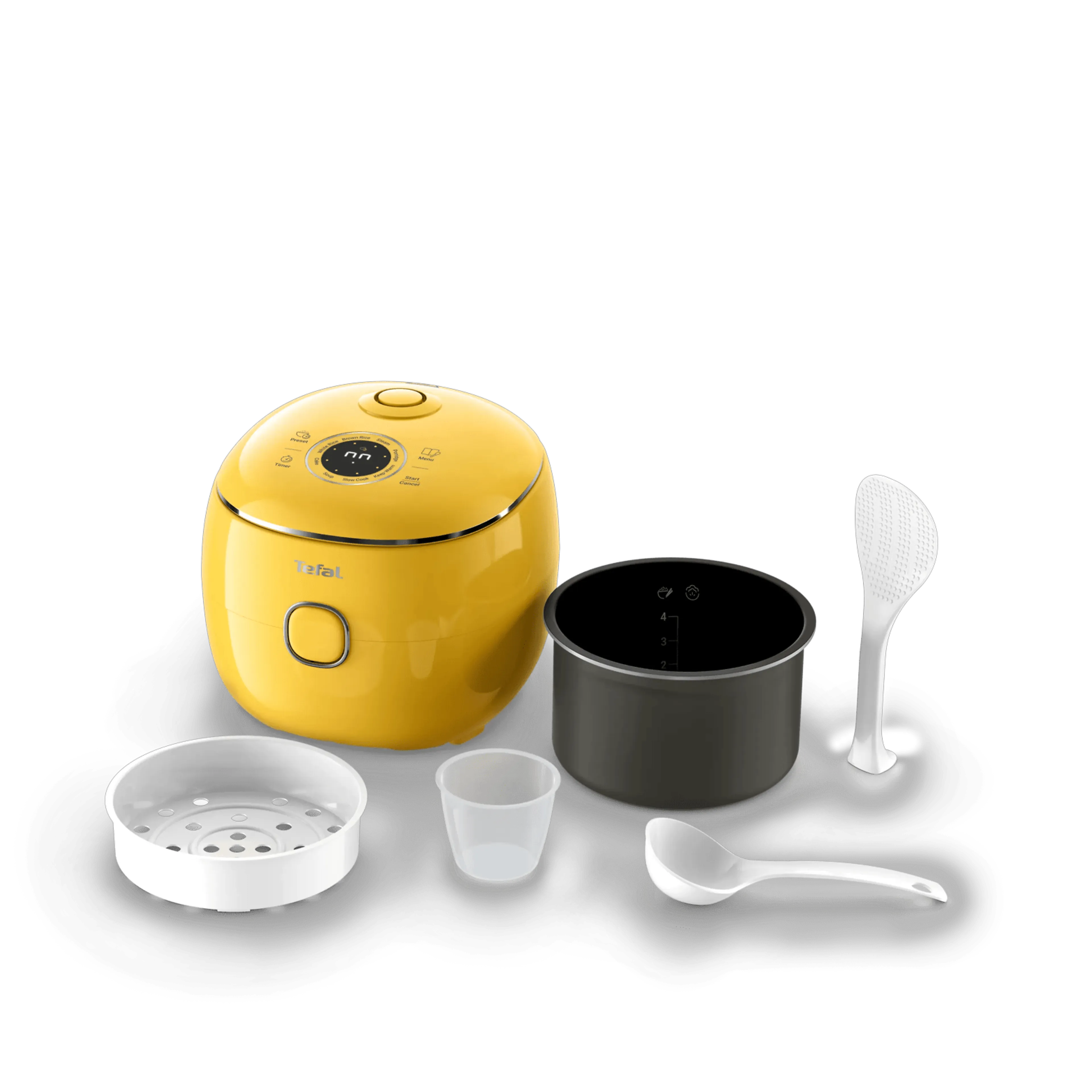 Tefal pop mini rijstkoker RK5352 - 2L - 8 programma’s - 24 uur uitgestelde start